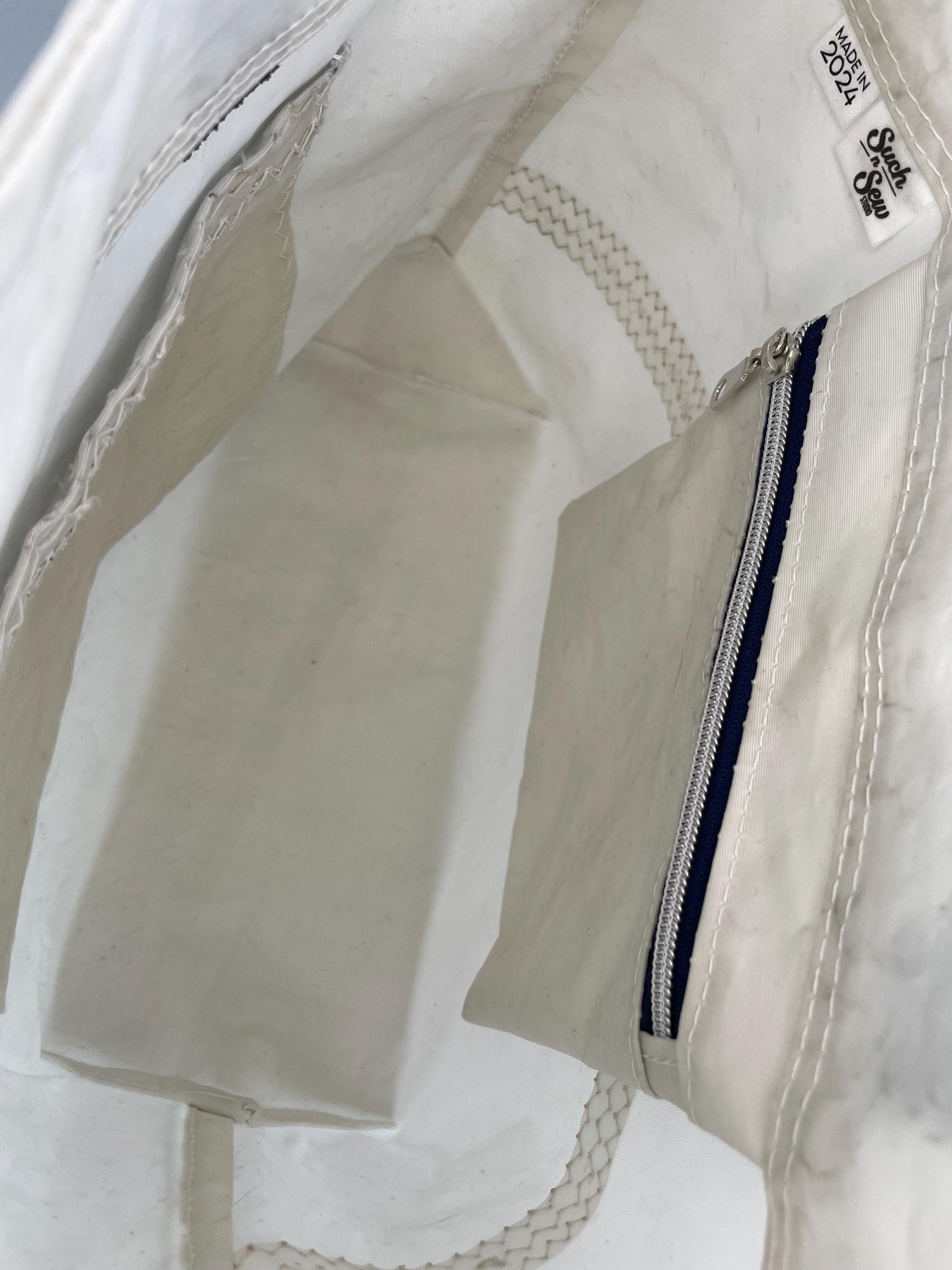 Upcycled Sailcloth Small Tote Bag
