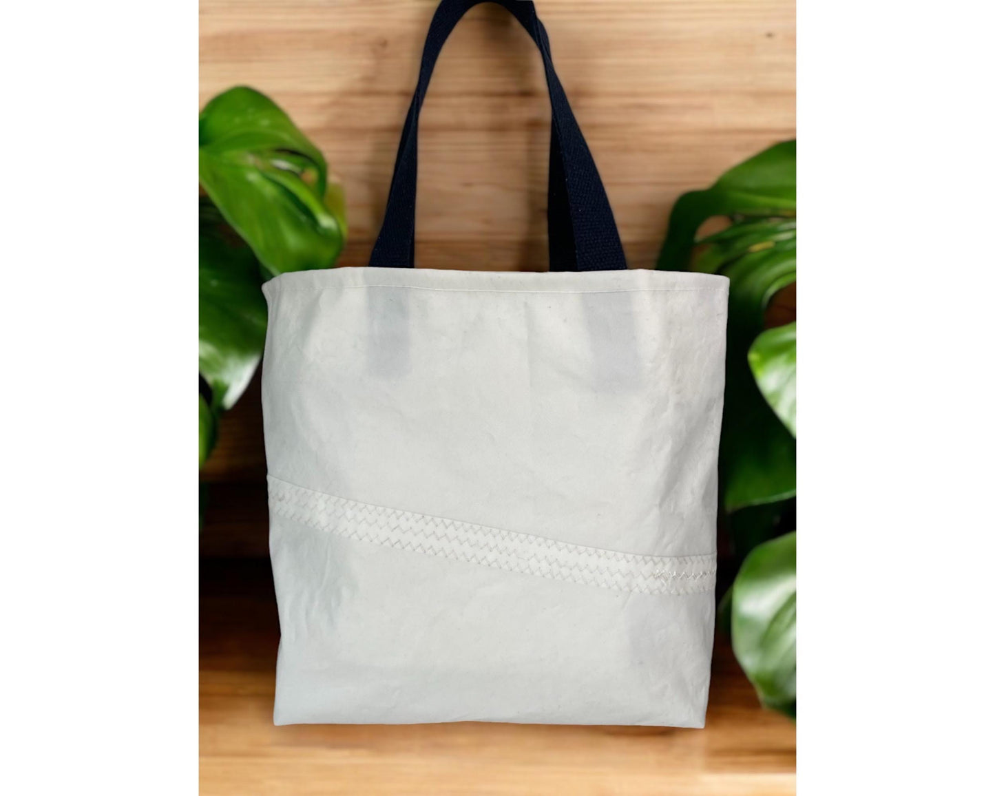 Upcycled Sailcloth Small Tote Bag