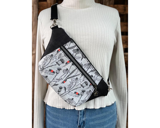 Woolly Worm Fanny Pack & Sling Bag Featuring Cork—Woolly Bear