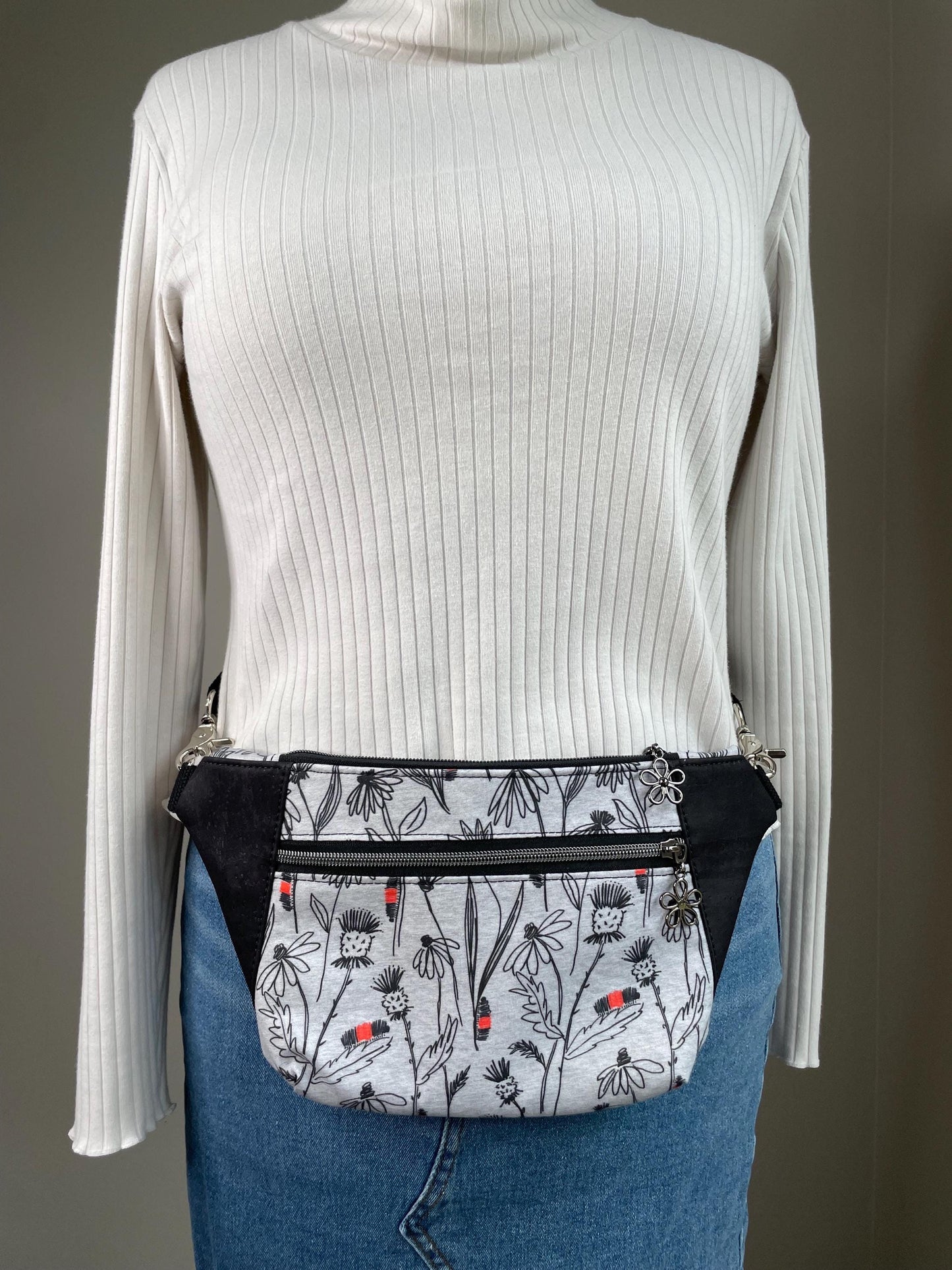Woolly Worm Fanny Pack & Sling Bag Featuring Cork—Woolly Bear