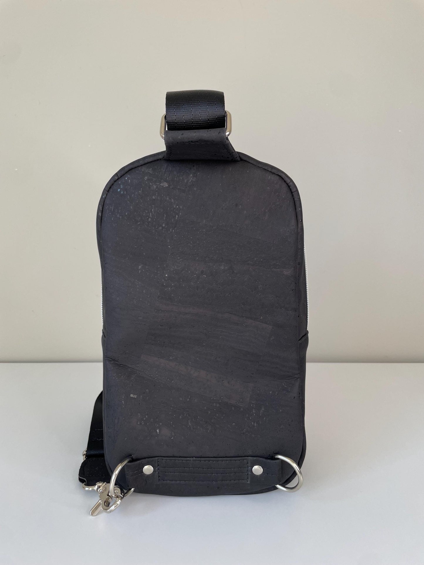 Black Cork Polka Dot Sling Bag