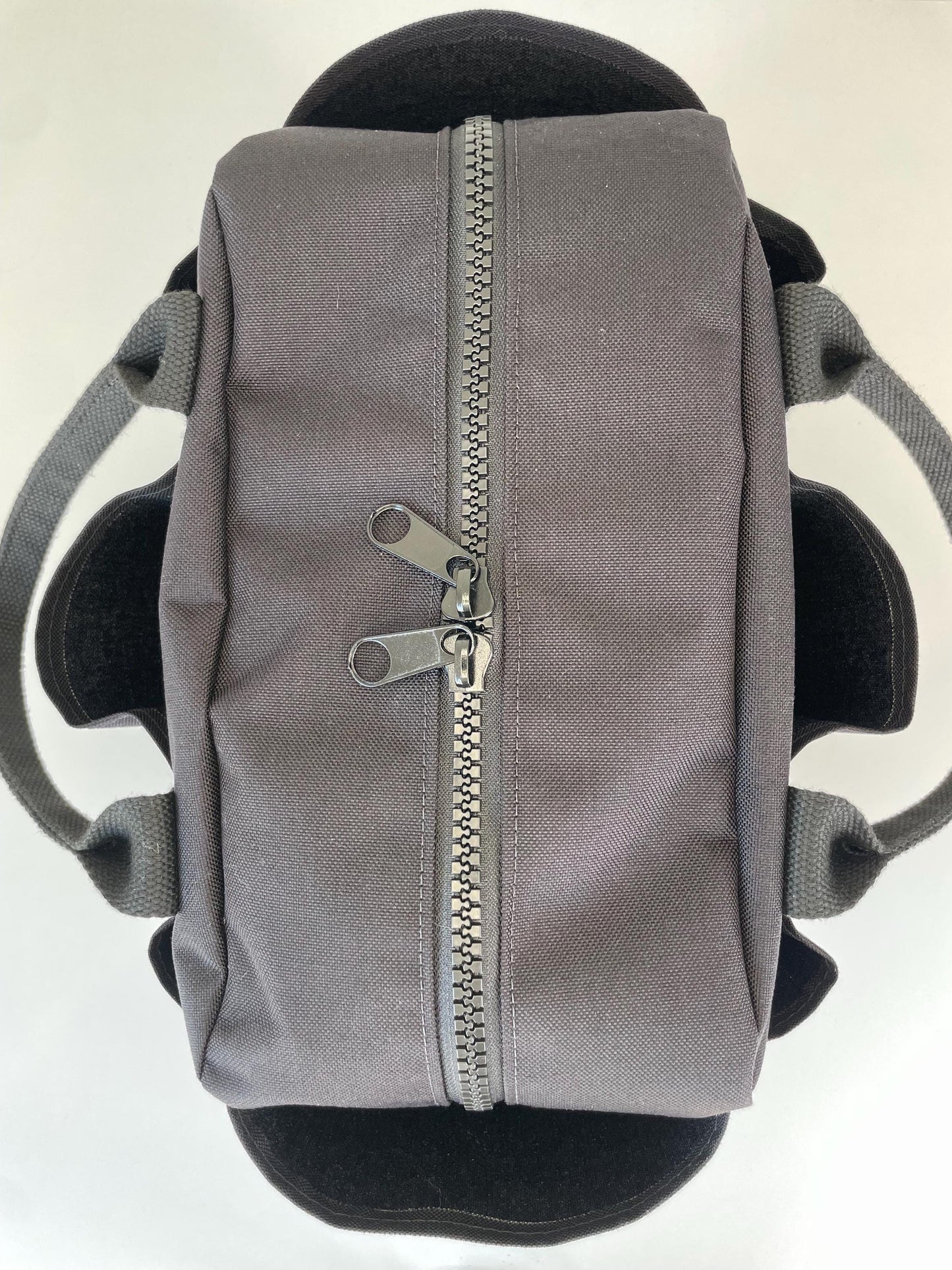 Heavy Duty Waxed Canvas Tool Bag: Cordura Garden Tote with Pockets