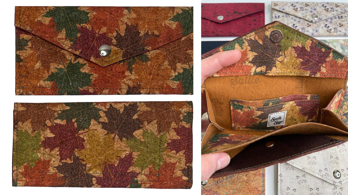 Handmade Large Corkcordians Wallets