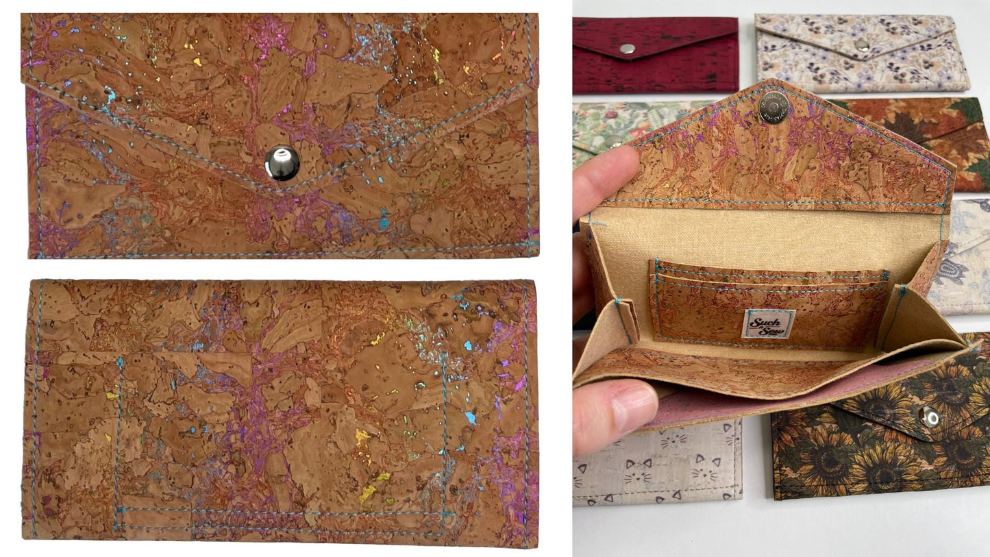 Handmade Large Corkcordians Wallets