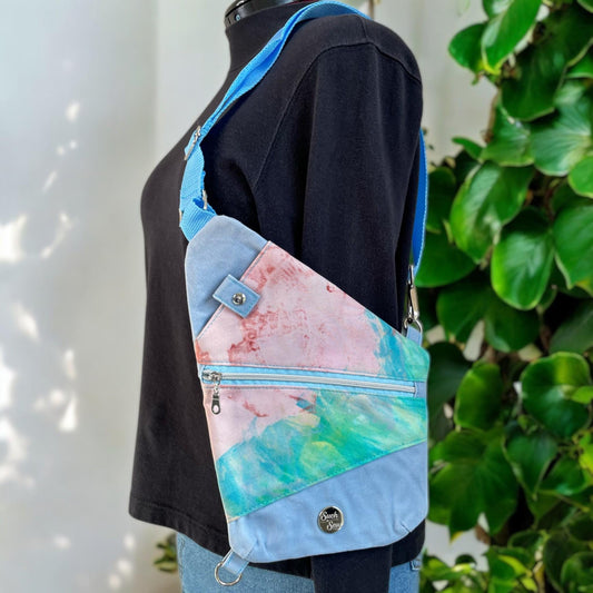 Watercolor Travel Sling Bag