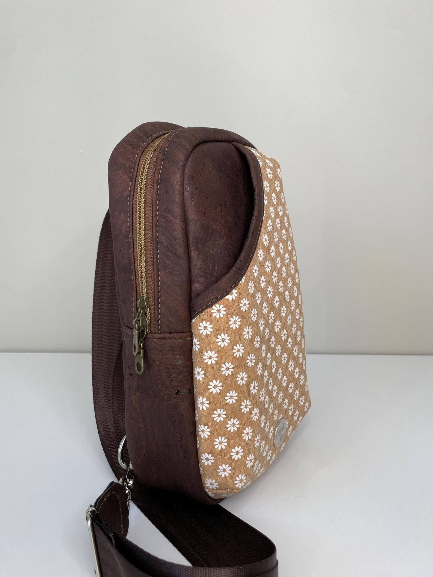 Daisy Cork Sling Bag