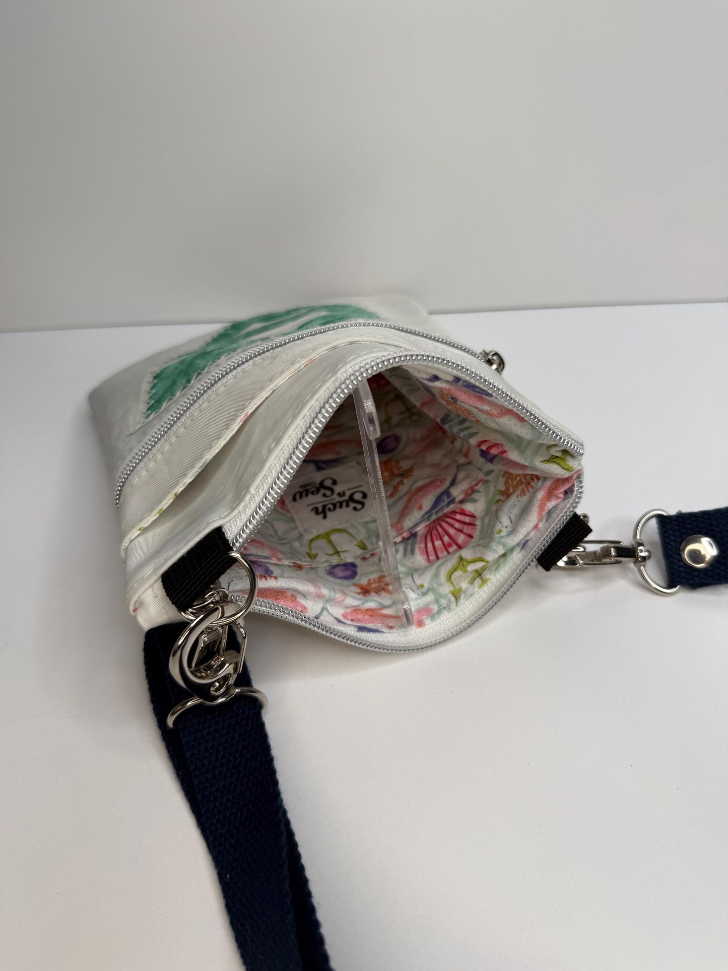 Upcycled Sailcloth Crossbody Bag