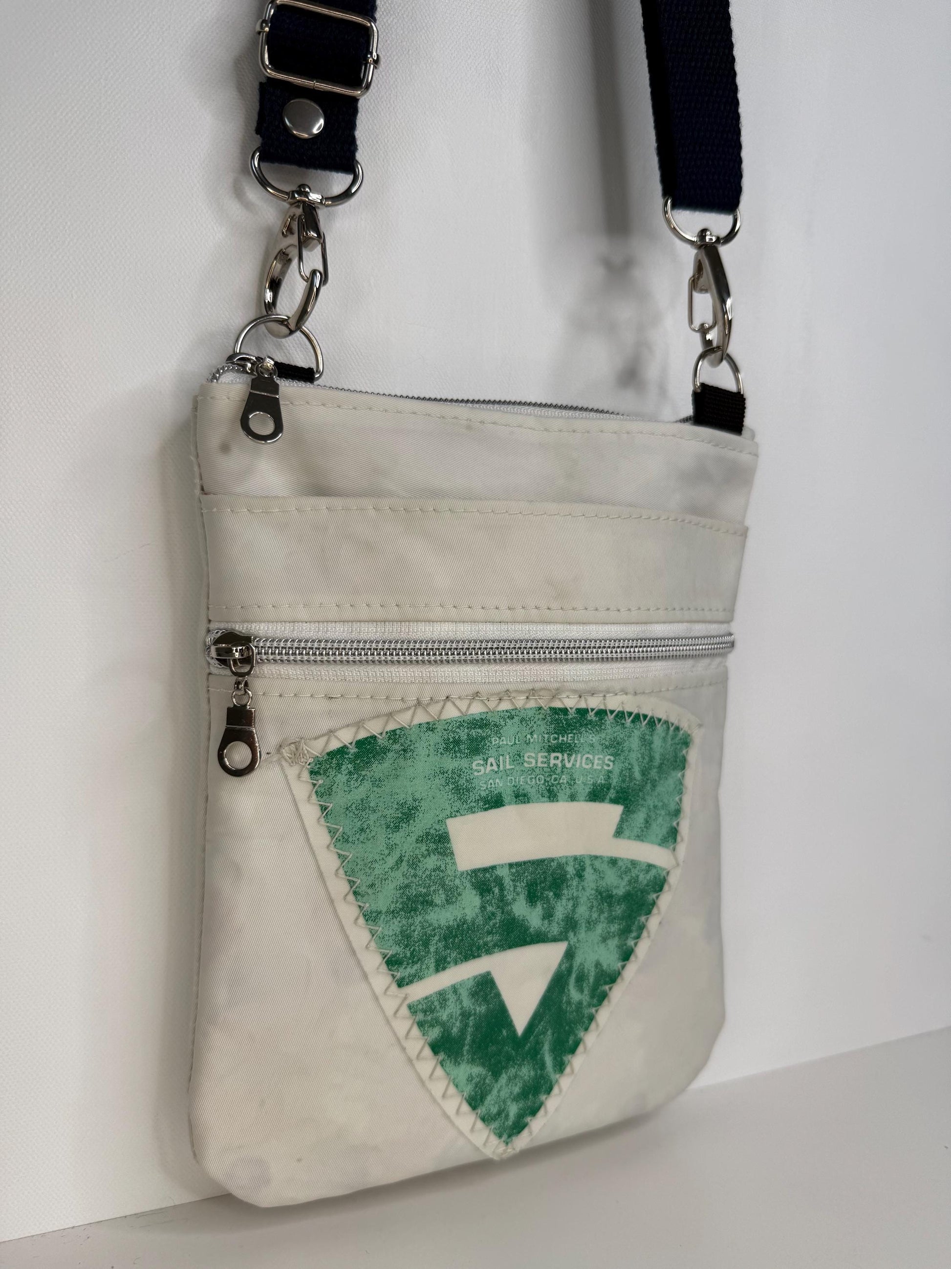 Upcycled Sailcloth Crossbody Bag