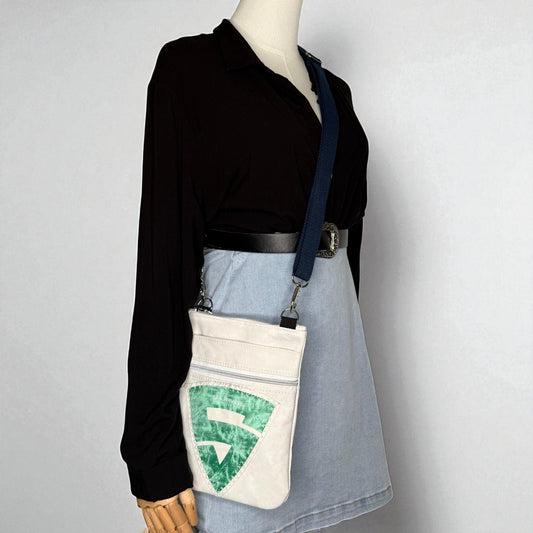 Upcycled Sailcloth Crossbody Bag