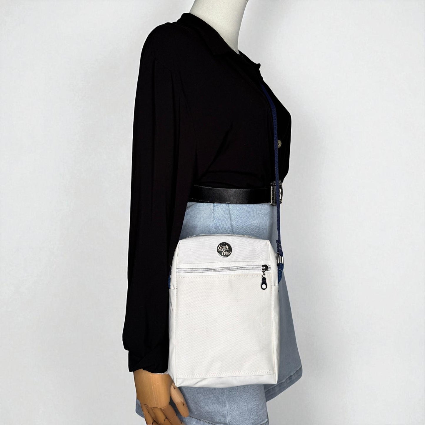Upcycled Sailcloth Crossbody Bag