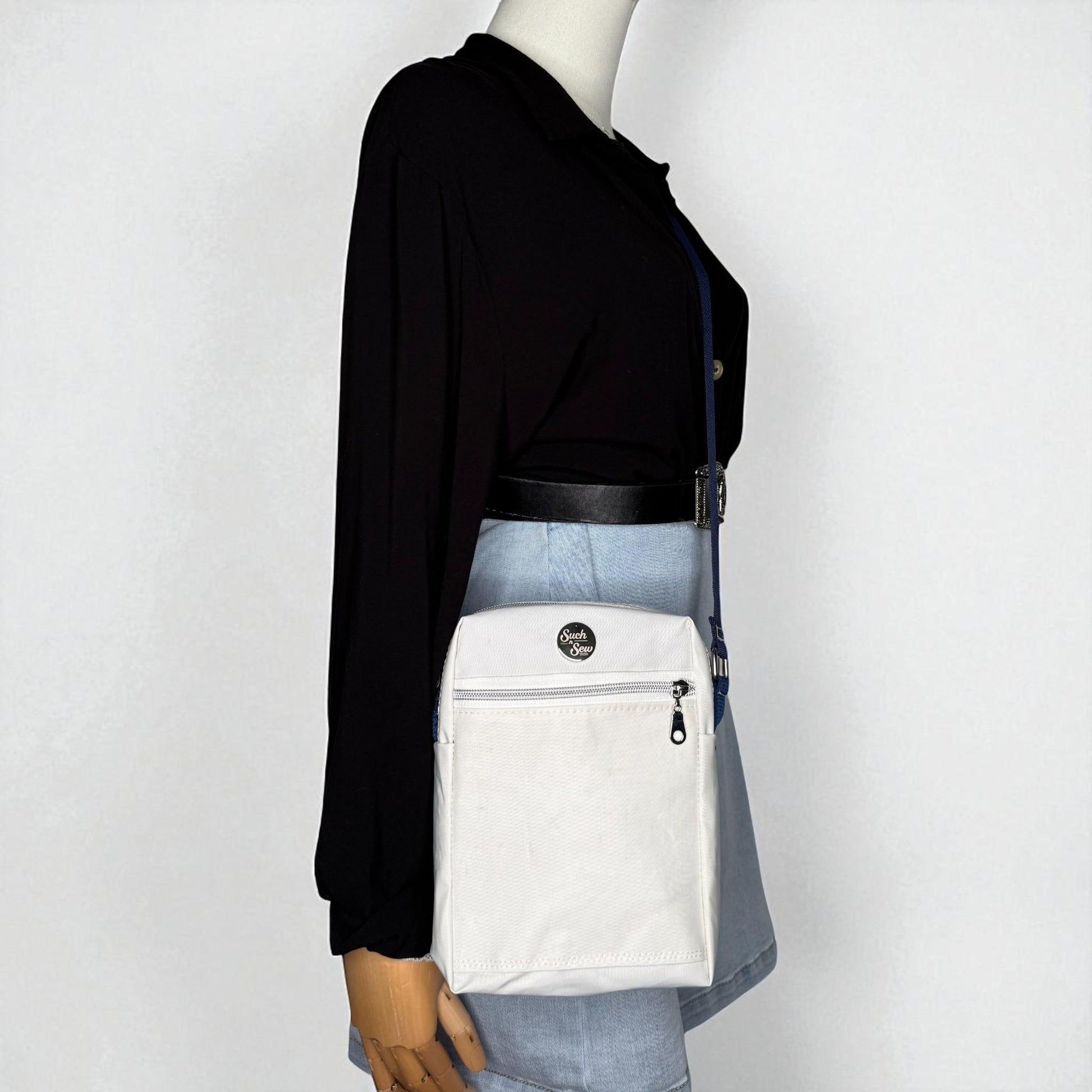 Upcycled Sailcloth Crossbody Bag