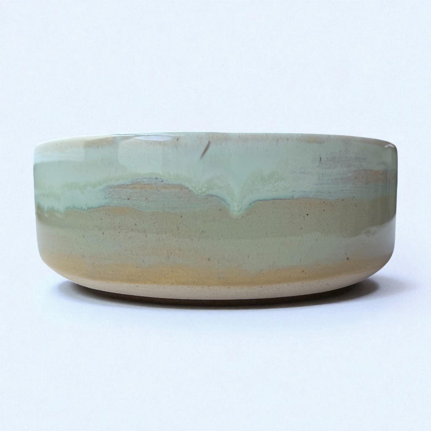 Handmade Coastal Ceramic Pet Bowl