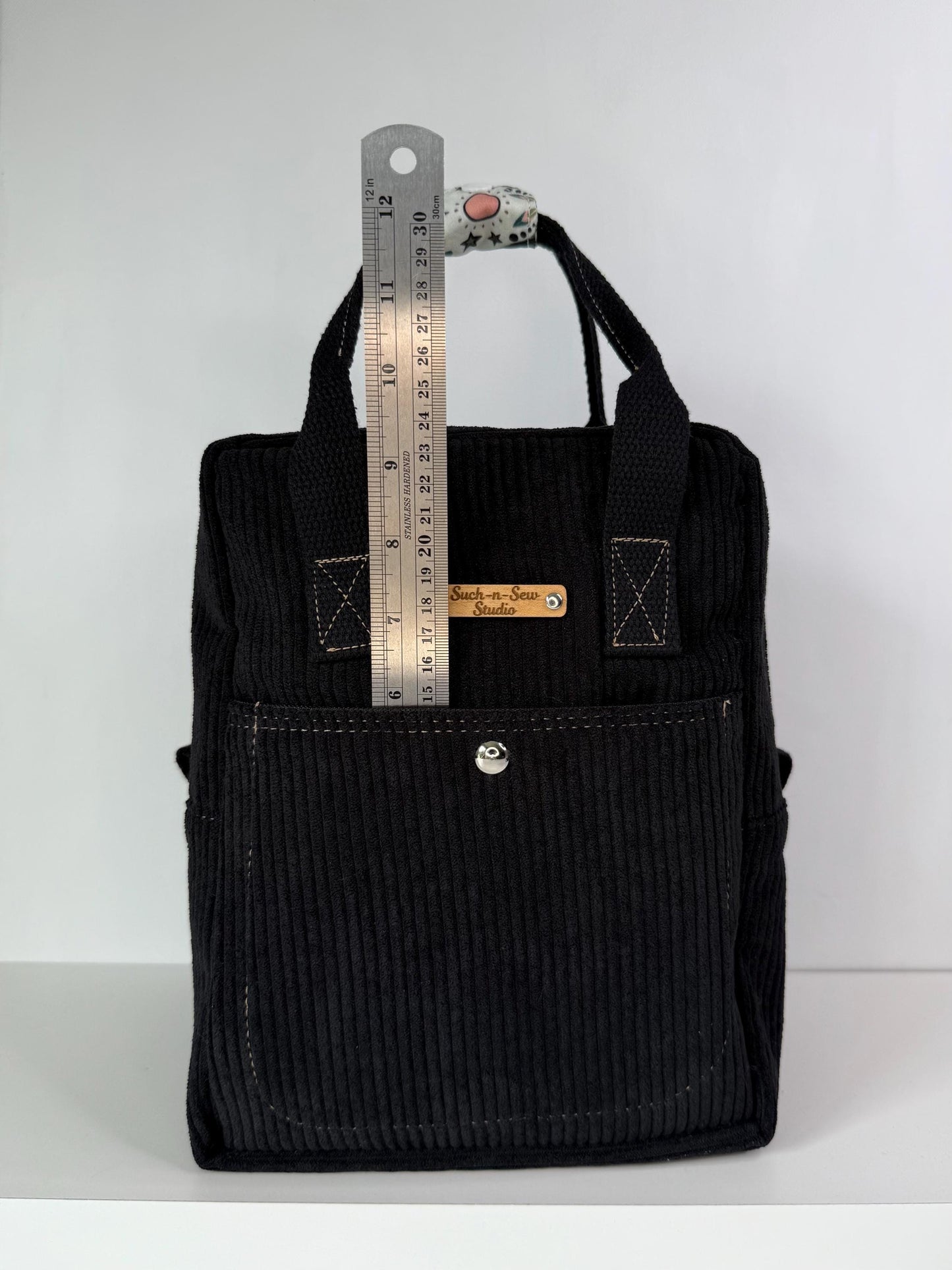 Made with Girl Math Corduroy Mini Backpack