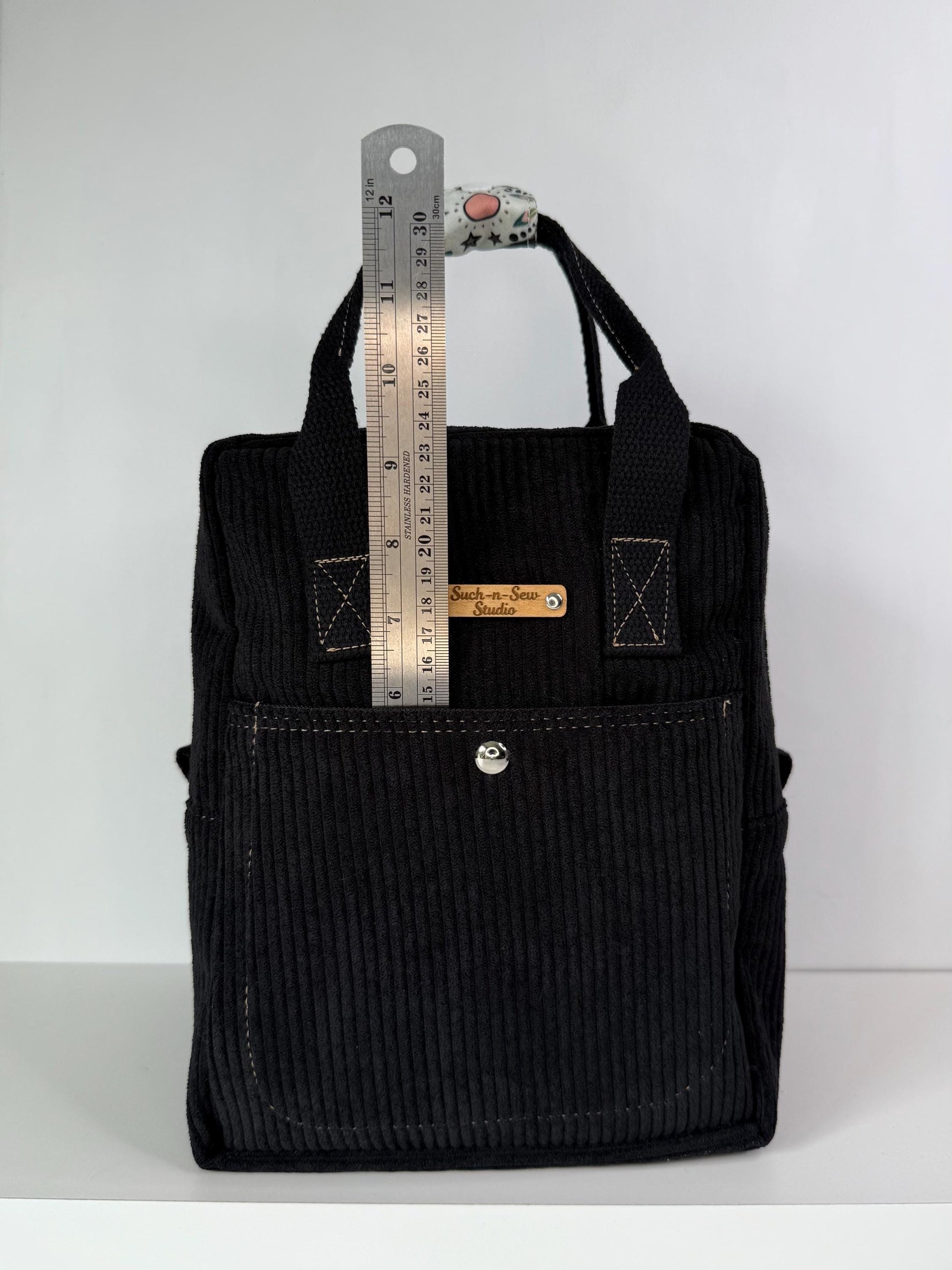 Made with Girl Math Corduroy Mini Backpack