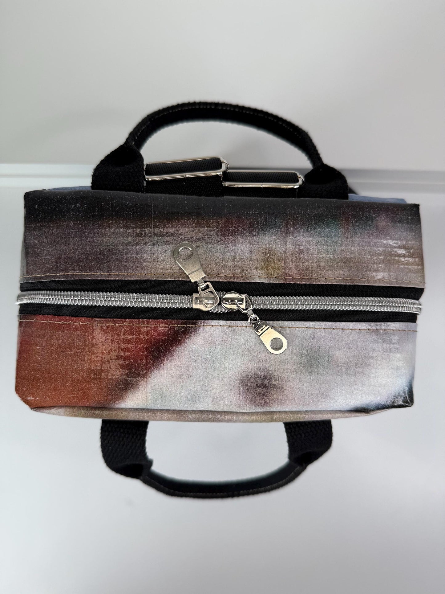 Upcycled Marine Billboard Mini Maker Backpack