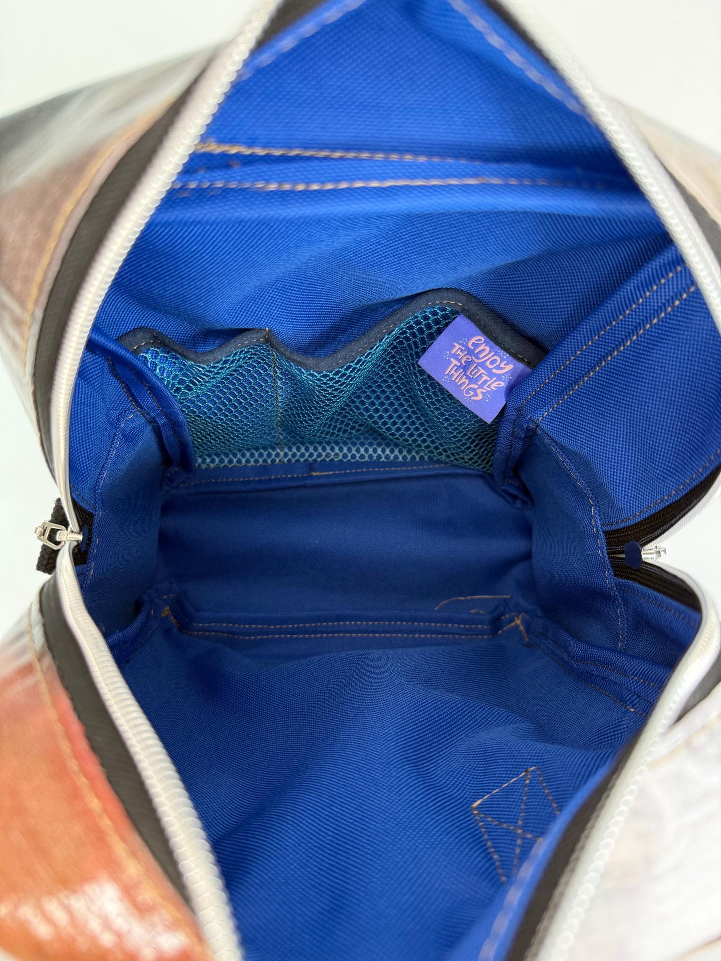 Upcycled Marine Billboard Mini Maker Backpack