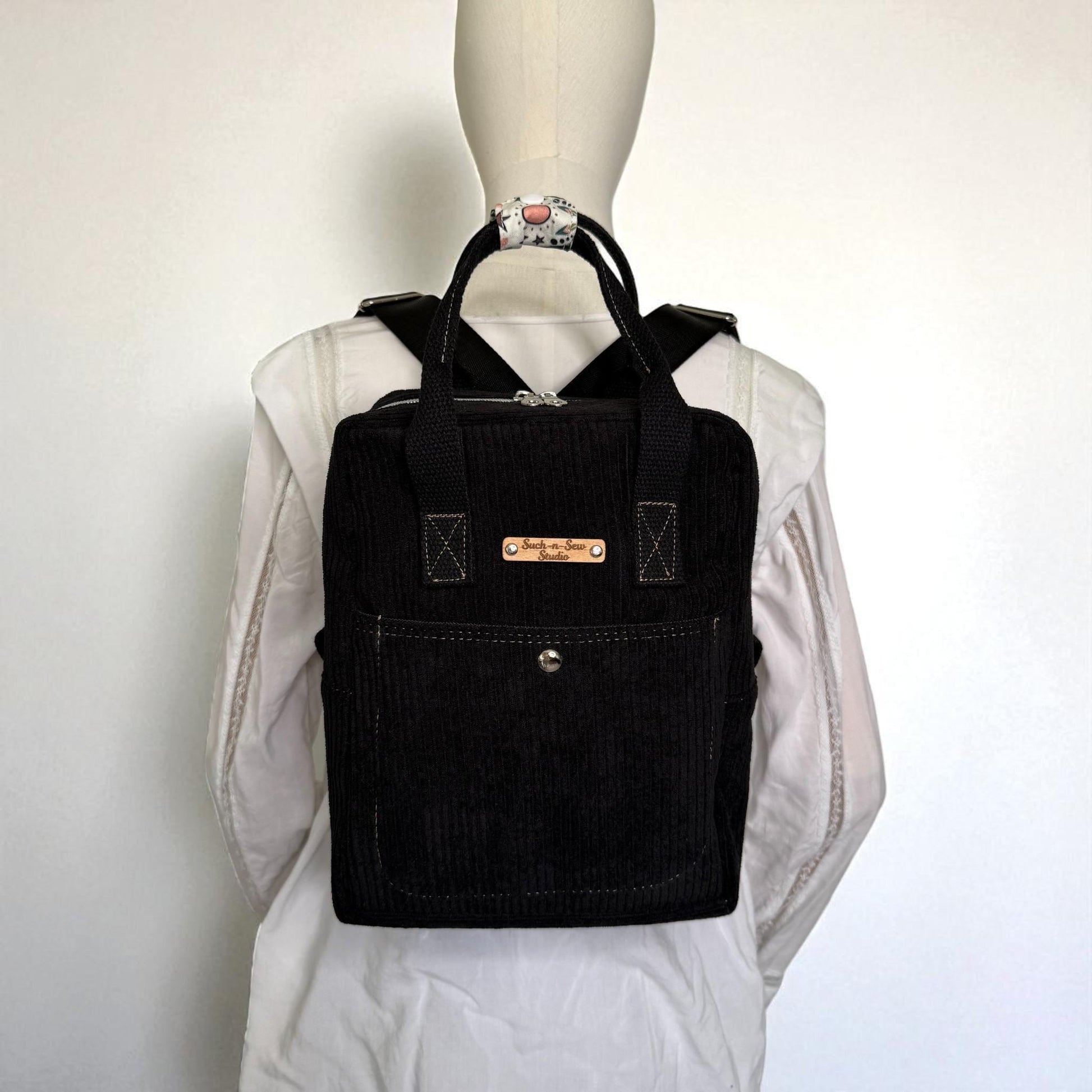 Made with Girl Math Corduroy Mini Backpack