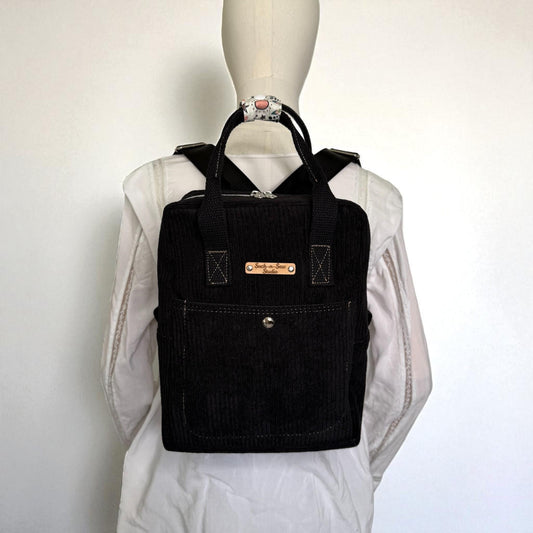 Made with Girl Math Corduroy Mini Backpack