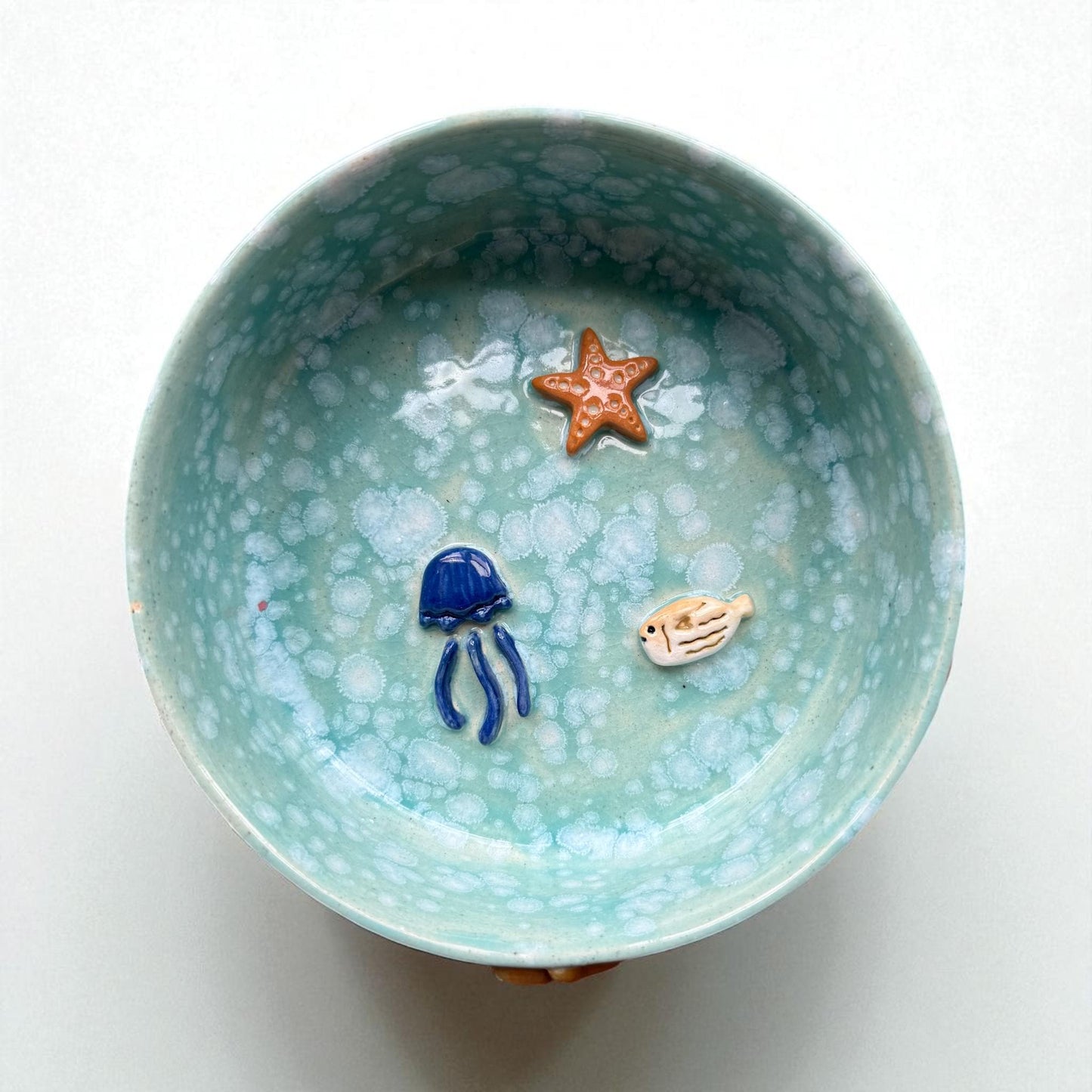 Handmade Atlantic Ceramic Pet Bowl