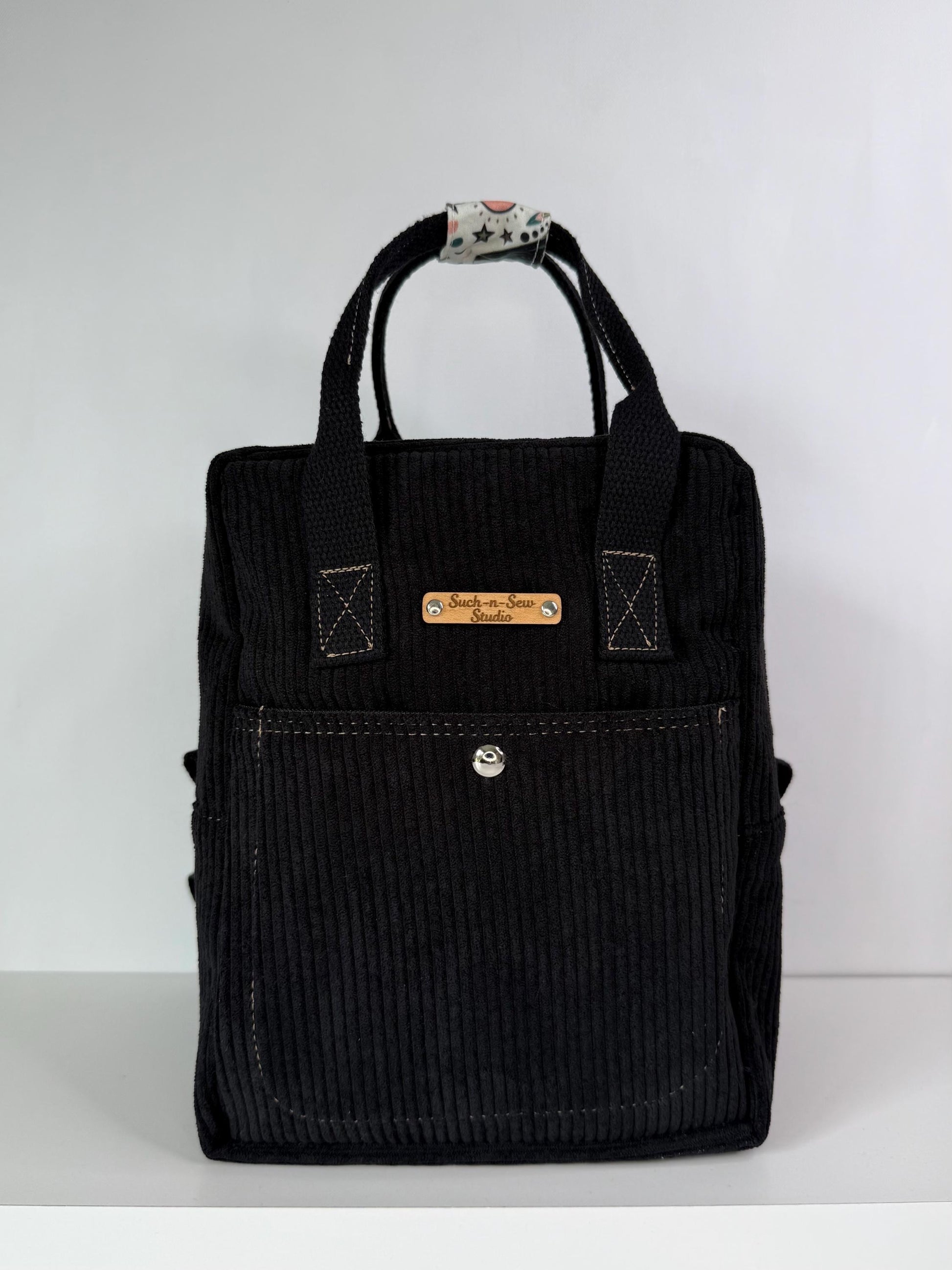 Made with Girl Math Corduroy Mini Backpack