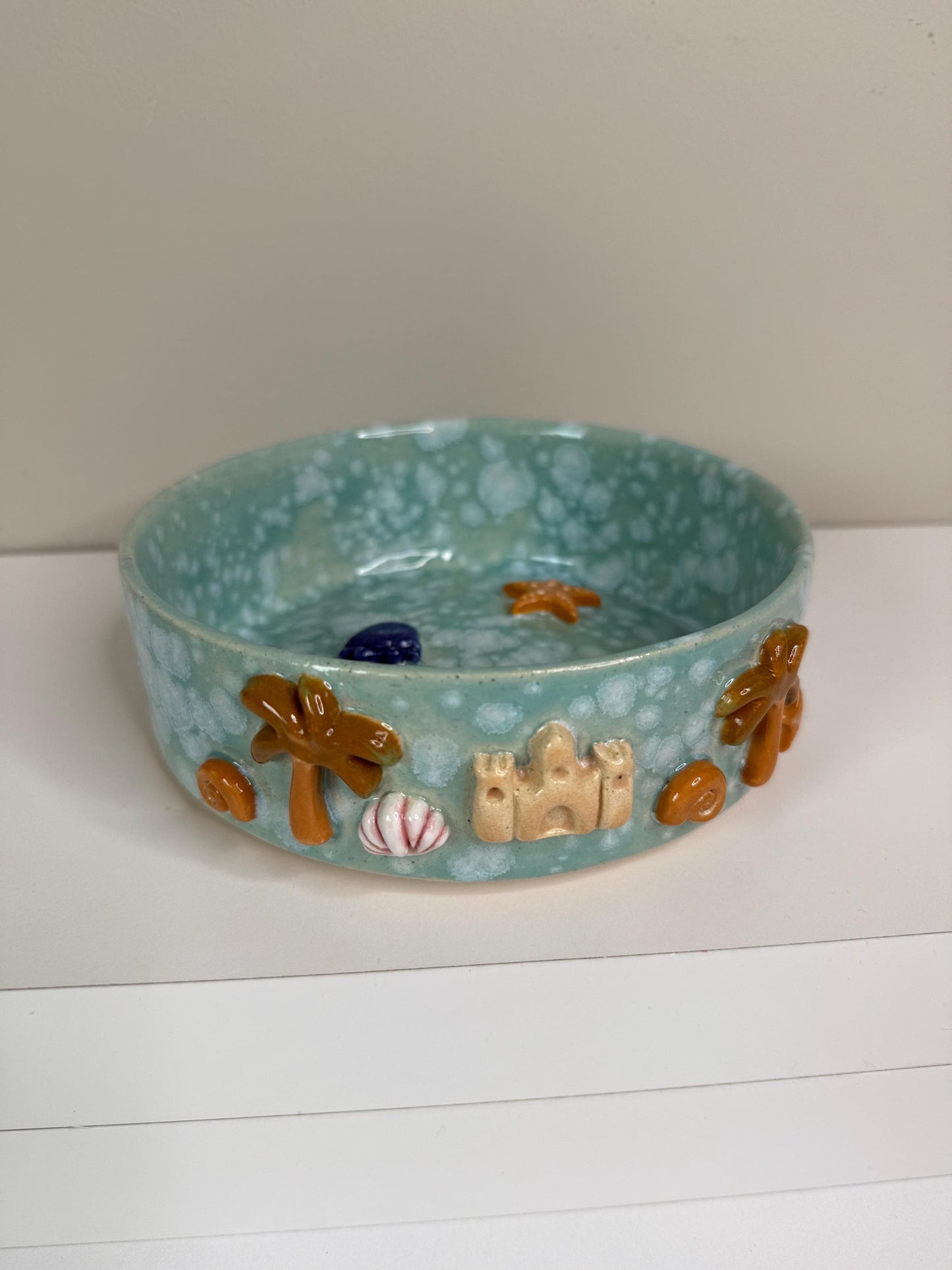 Handmade Atlantic Ceramic Pet Bowl