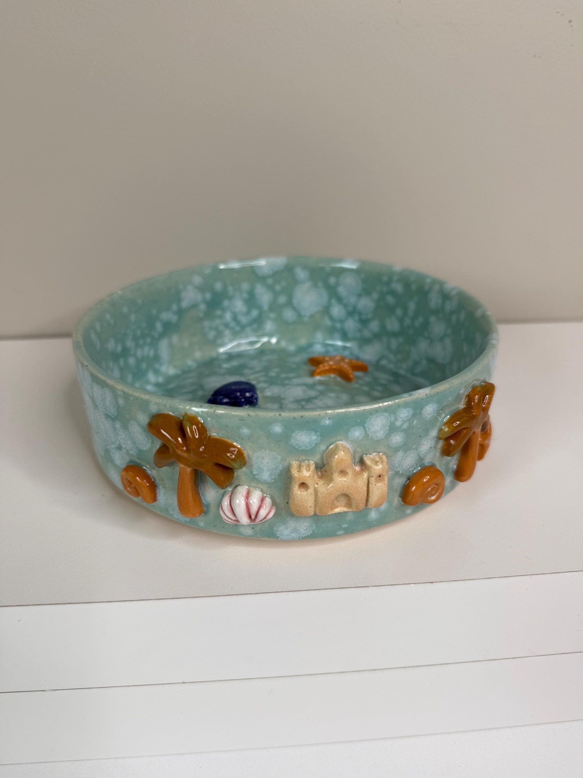 Handmade Atlantic Ceramic Pet Bowl