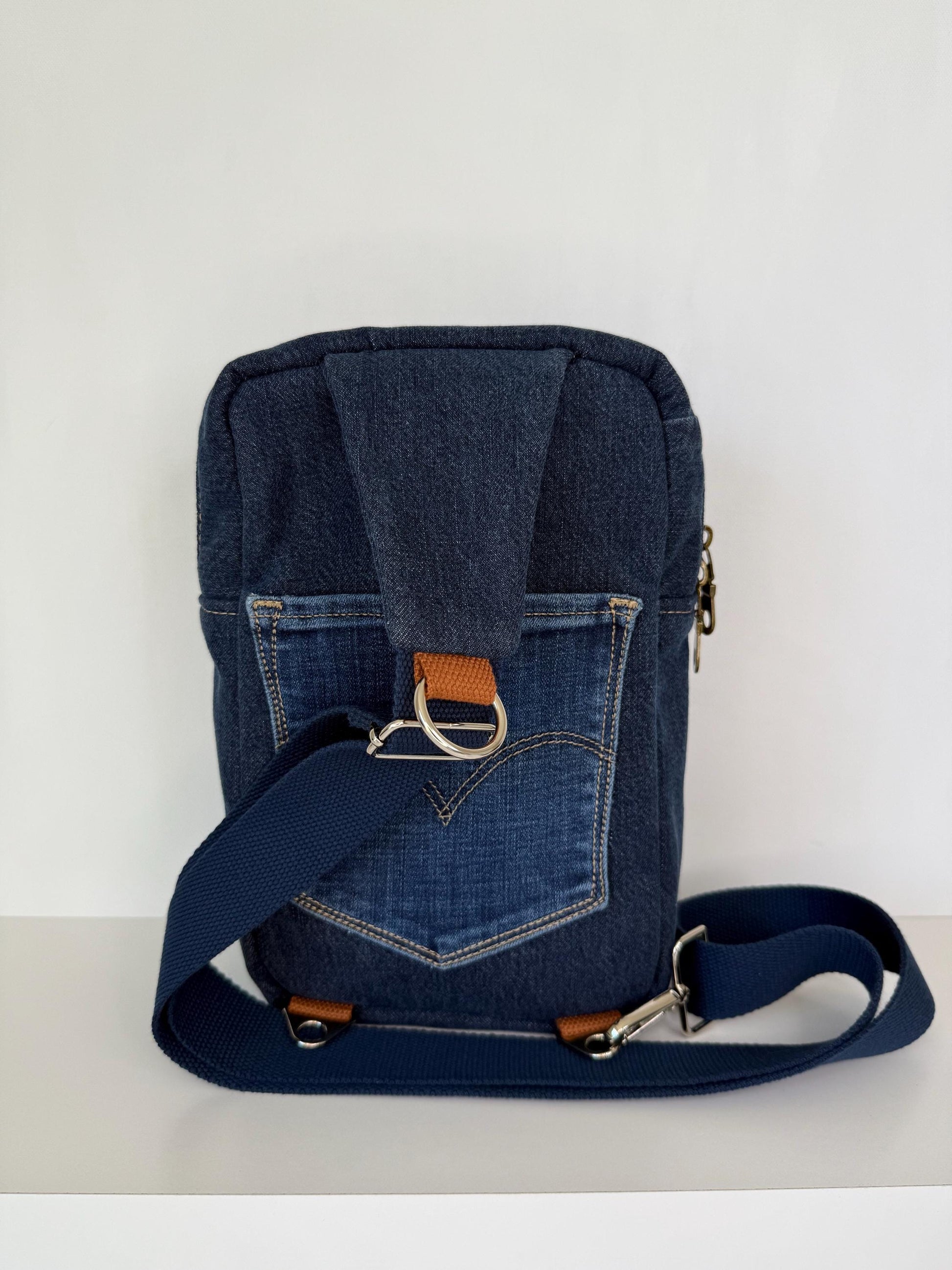 Upcycled Denim Sling Bag
