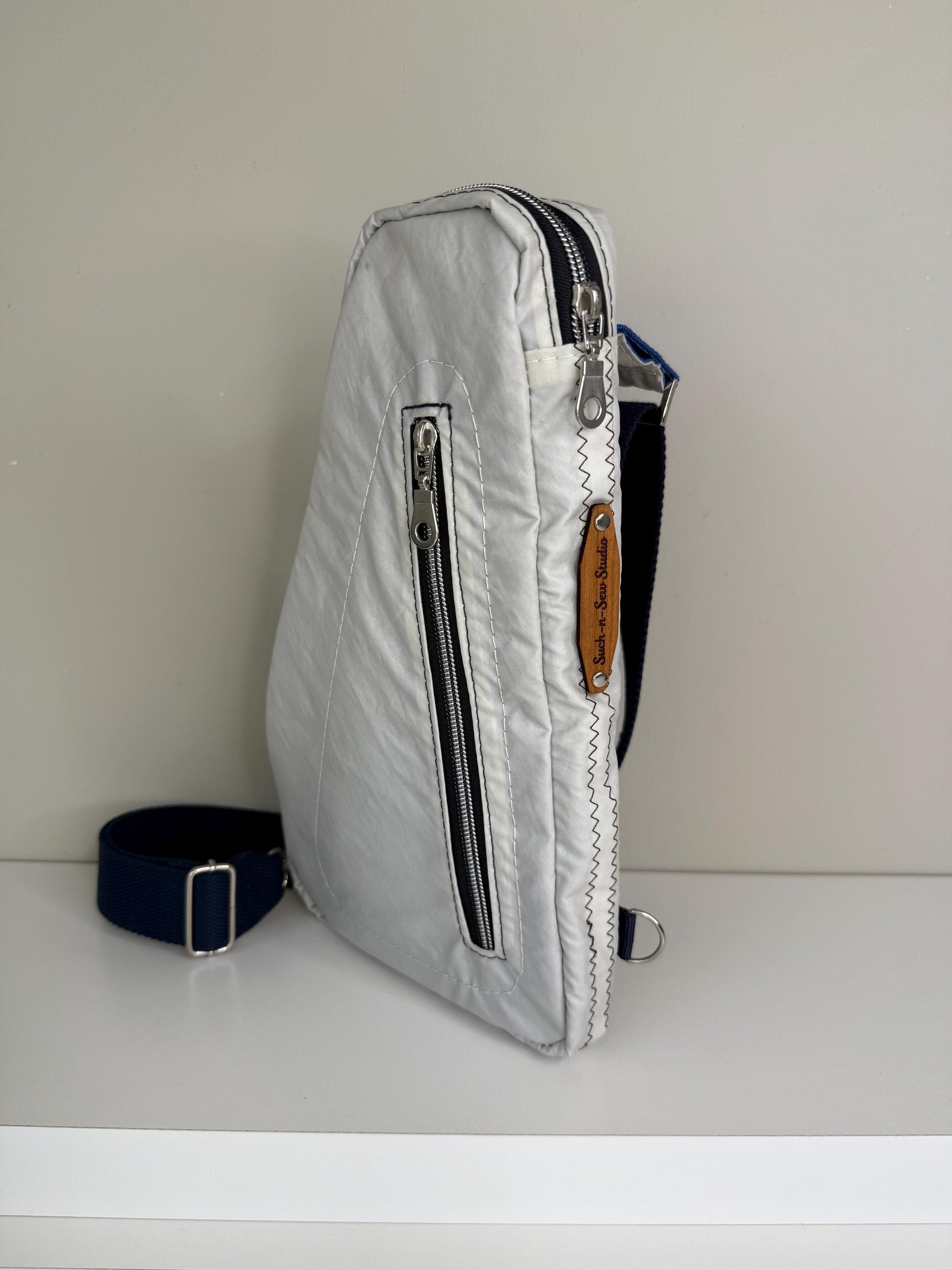 Upcycled Sailcloth Sling Bag
