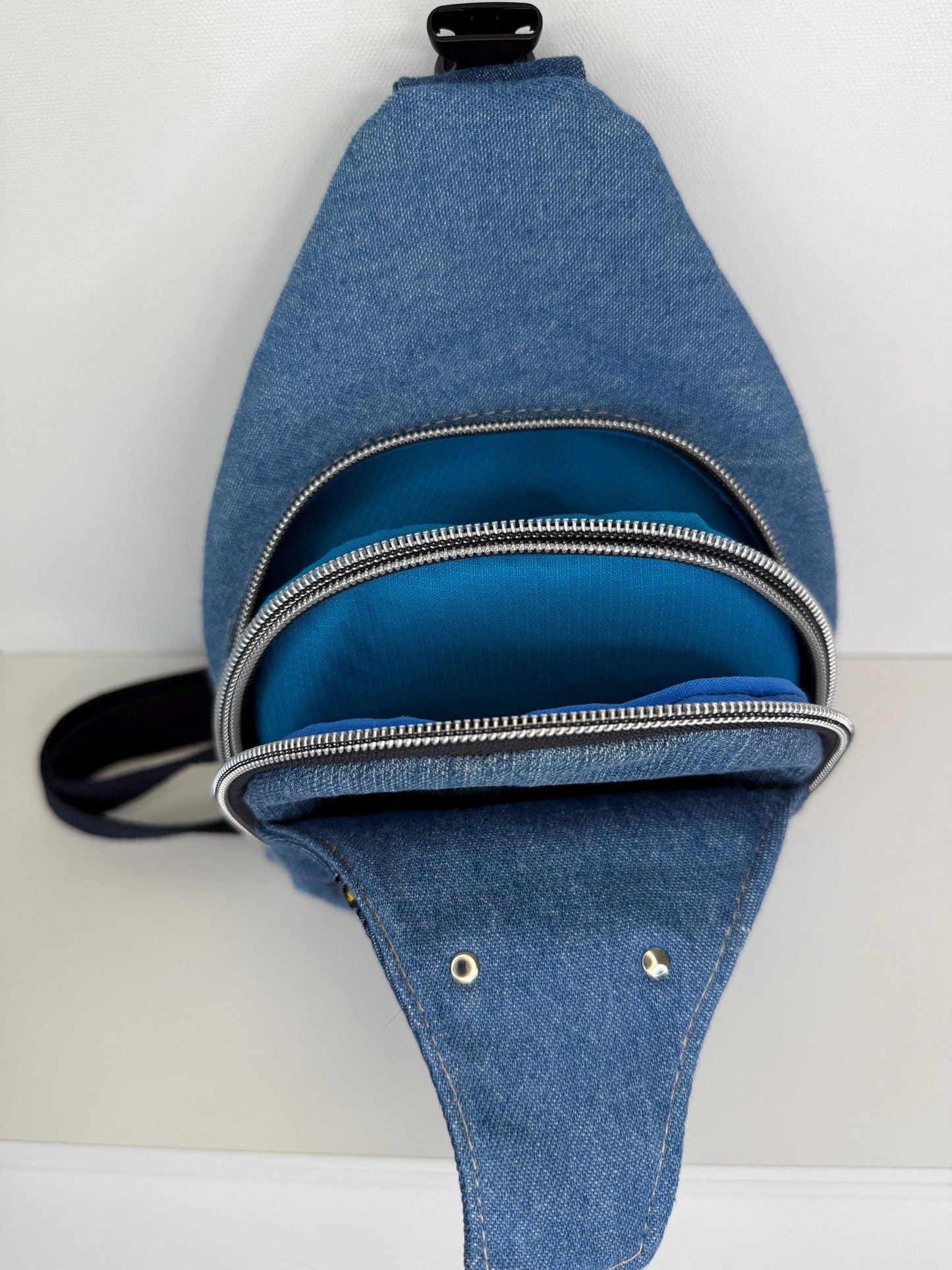 Denim Busy Bee Mini Sting Bag