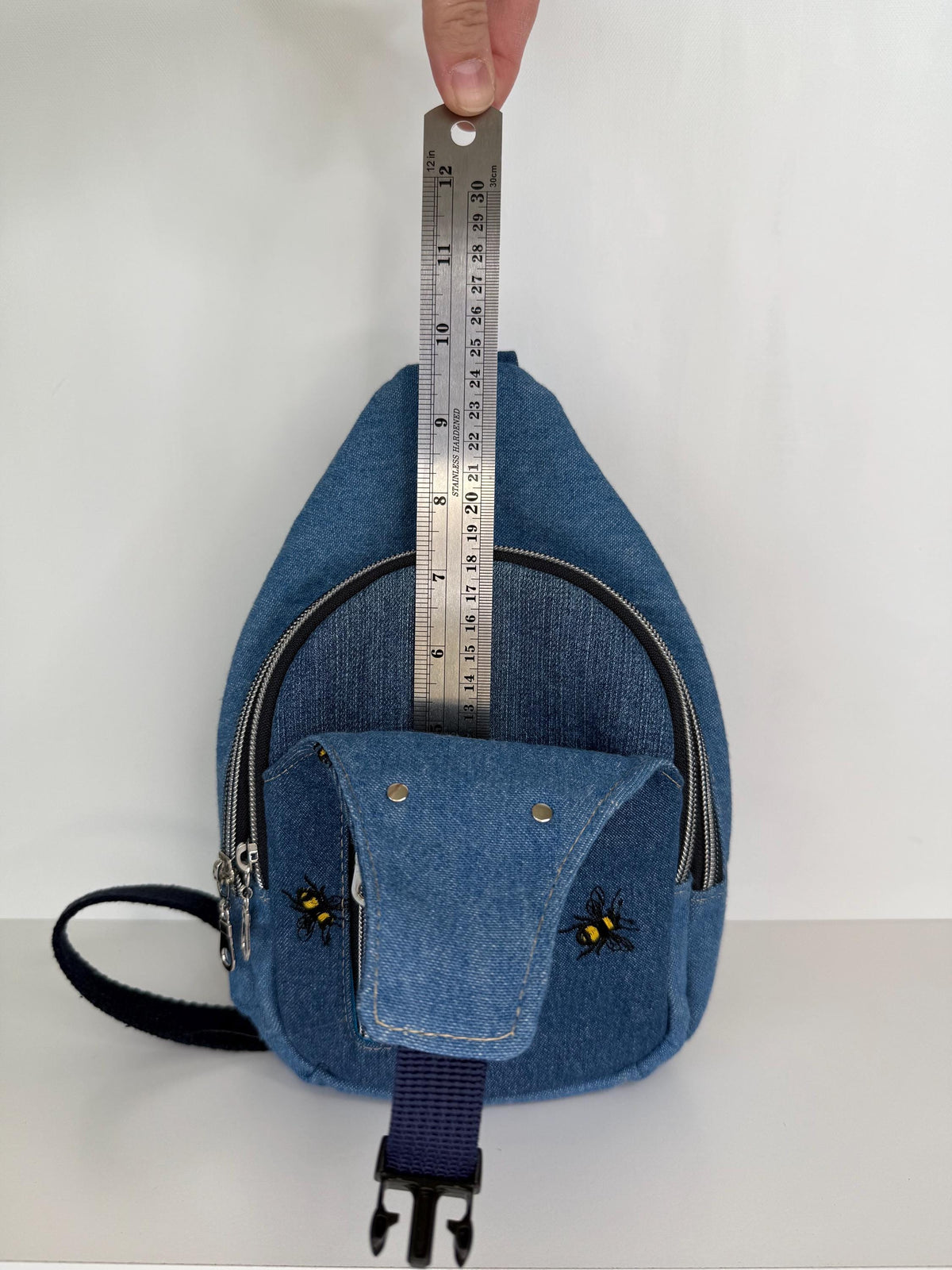 Denim Busy Bee Mini Sting Bag