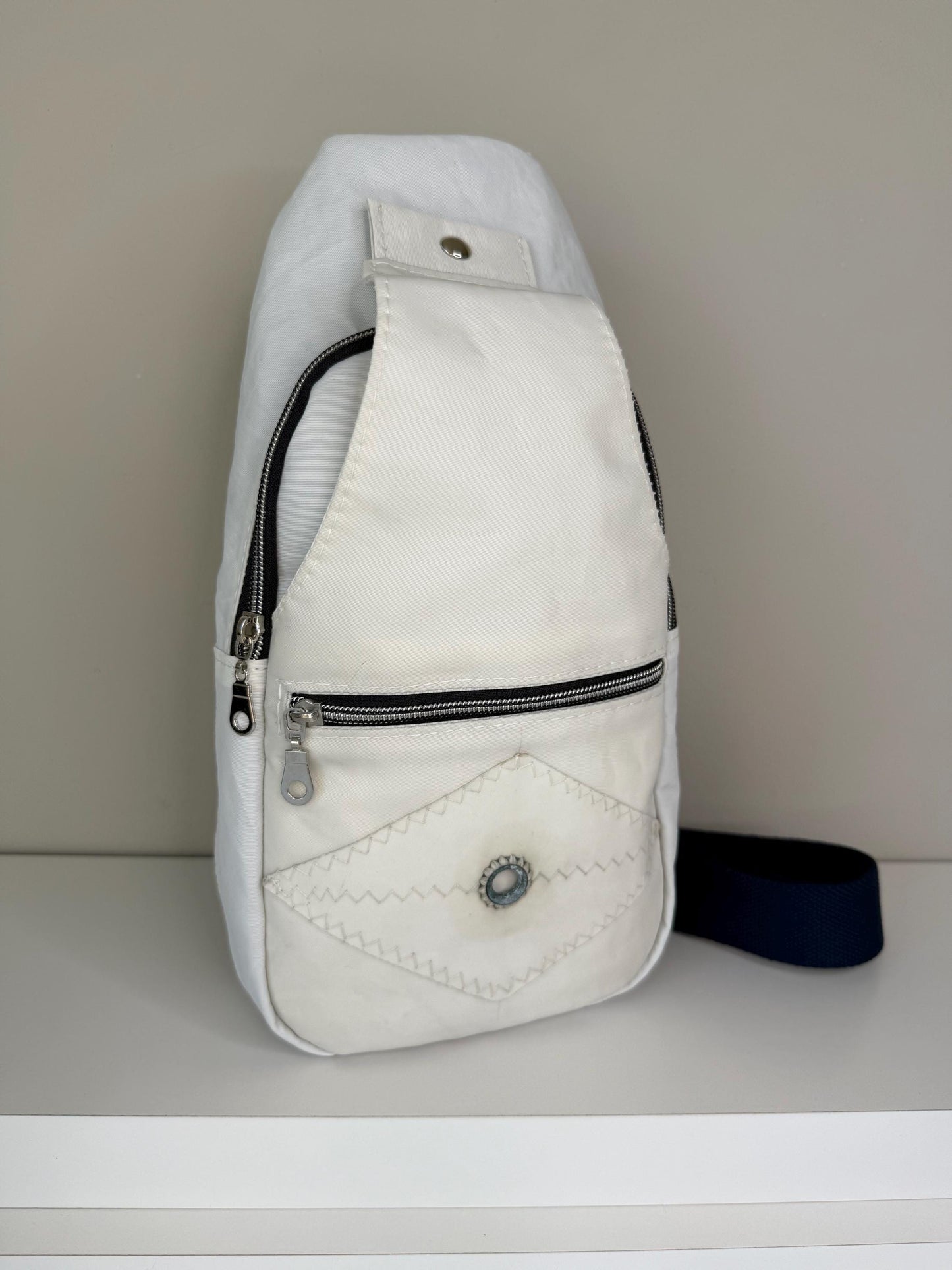 Upcycled Sailcloth Sling Bag
