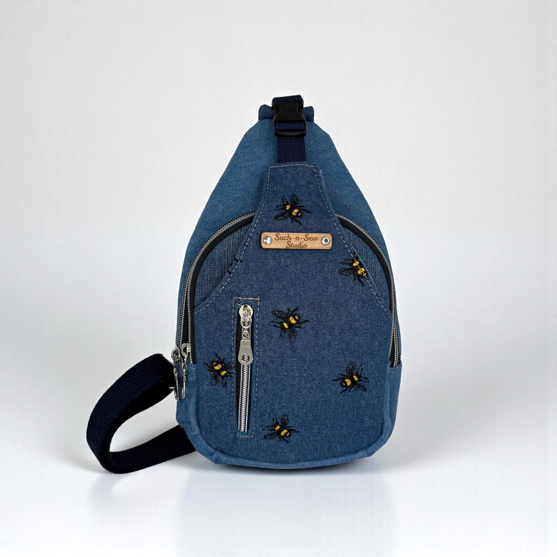 Denim Busy Bee Mini Sting Bag