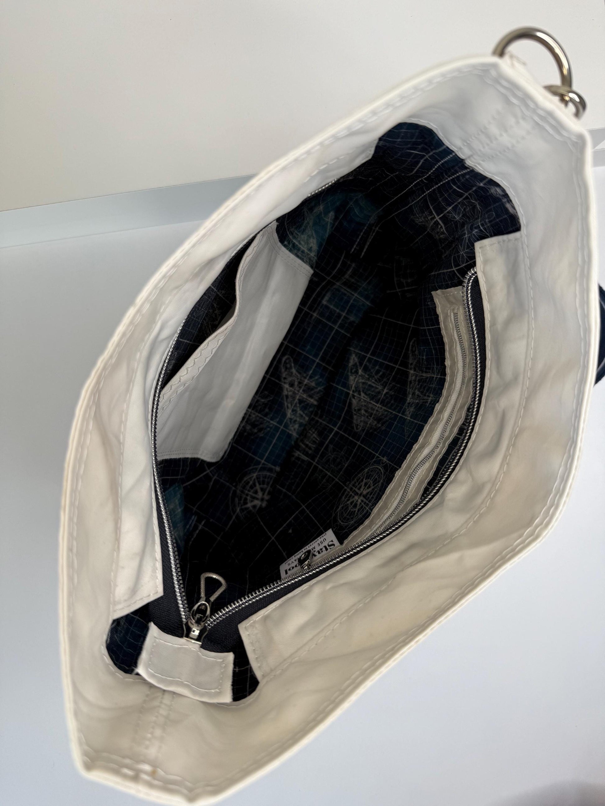 Upcycled Sailcloth Crossbody Bag Purse (CB3)