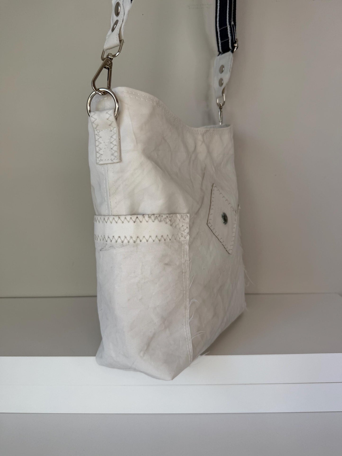 Upcycled Sailcloth Crossbody Bag