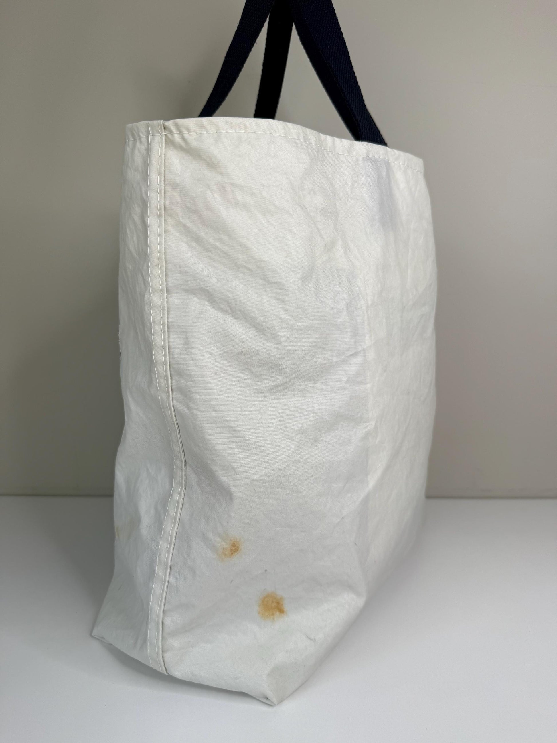 Upcycled Sail Tote with Sea Turtle (FS1)