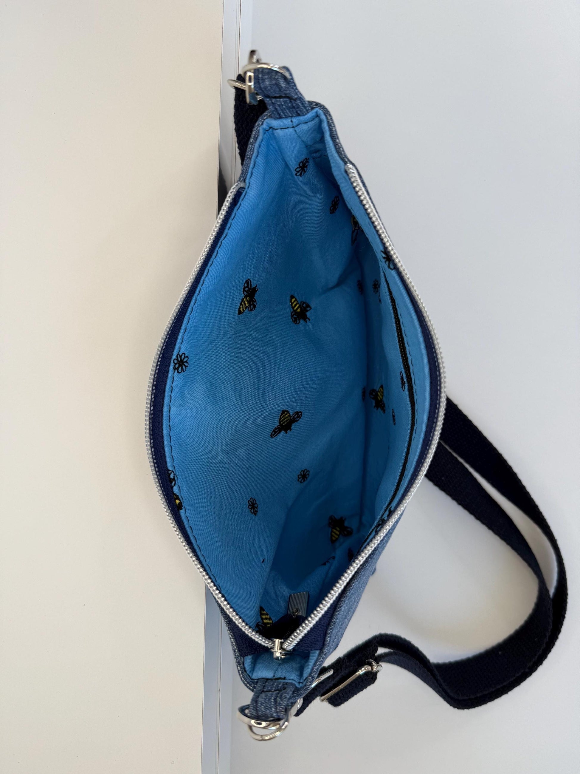 Upcycled Jean Starburn Crossbody (SB2)