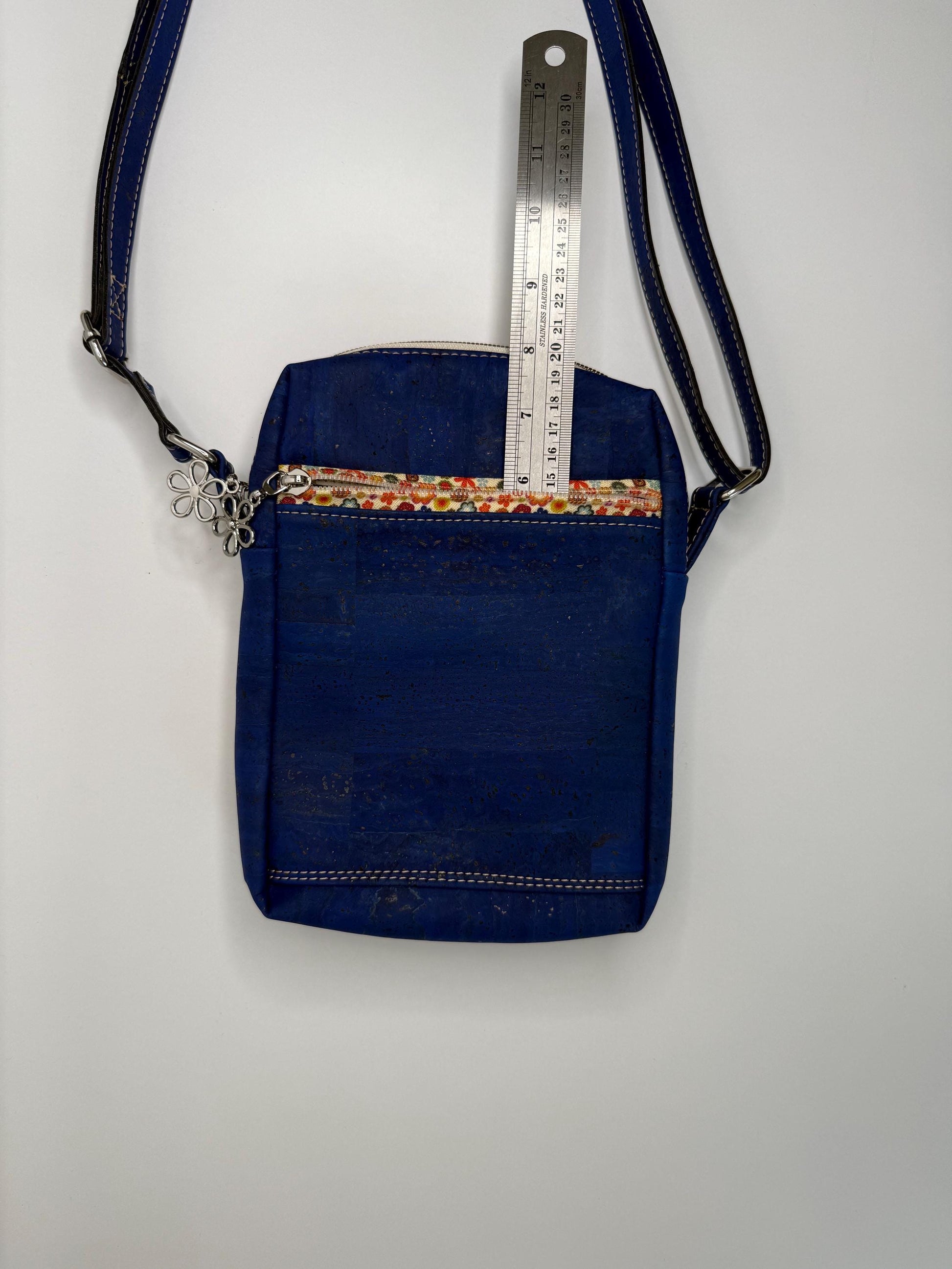 Cork Crossbody Bag Pixie Style with Multiple Compartments (PB7)