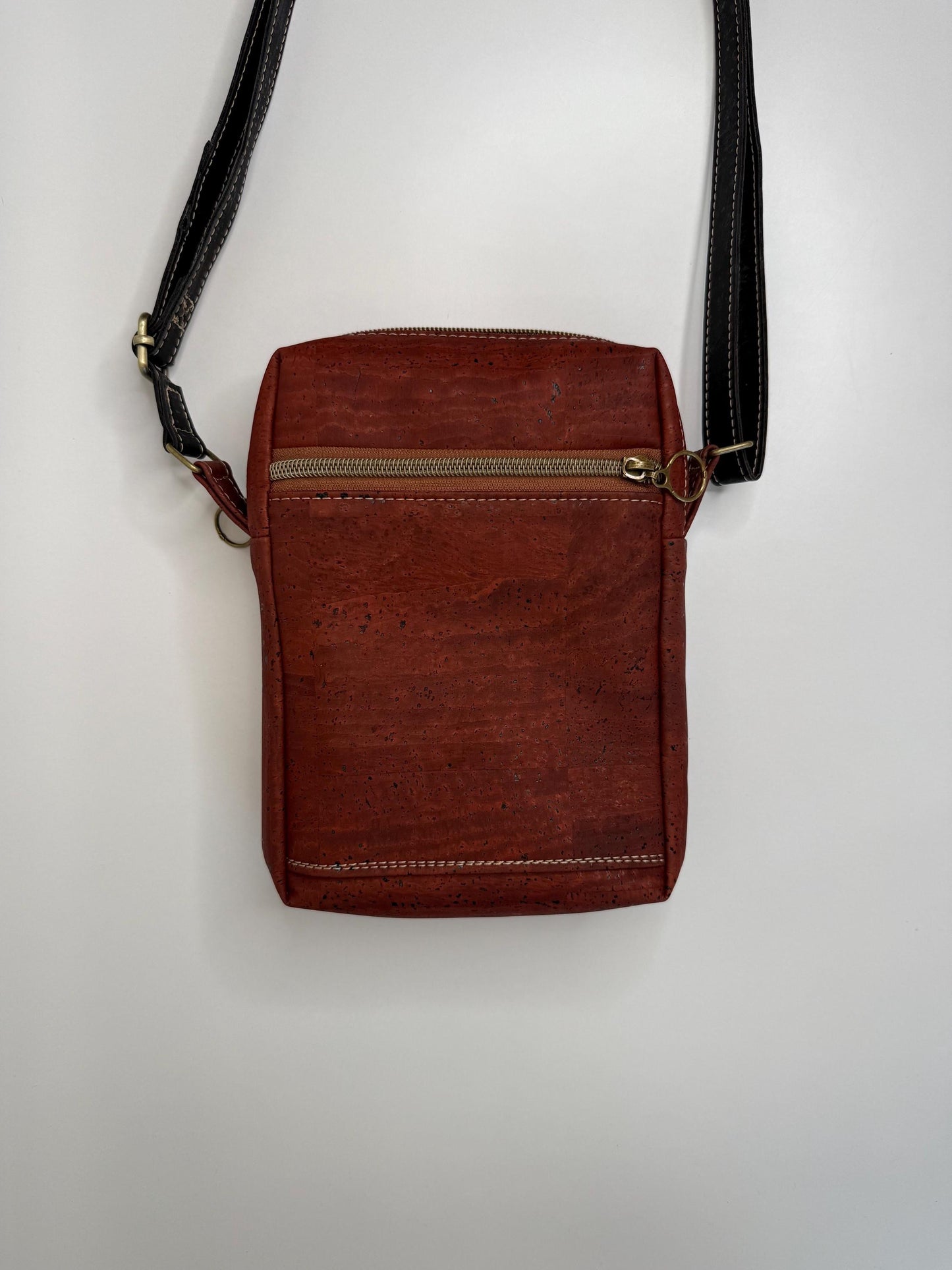 Cork Crossbody Bag Pixie Style with Multiple Compartments (PB6)