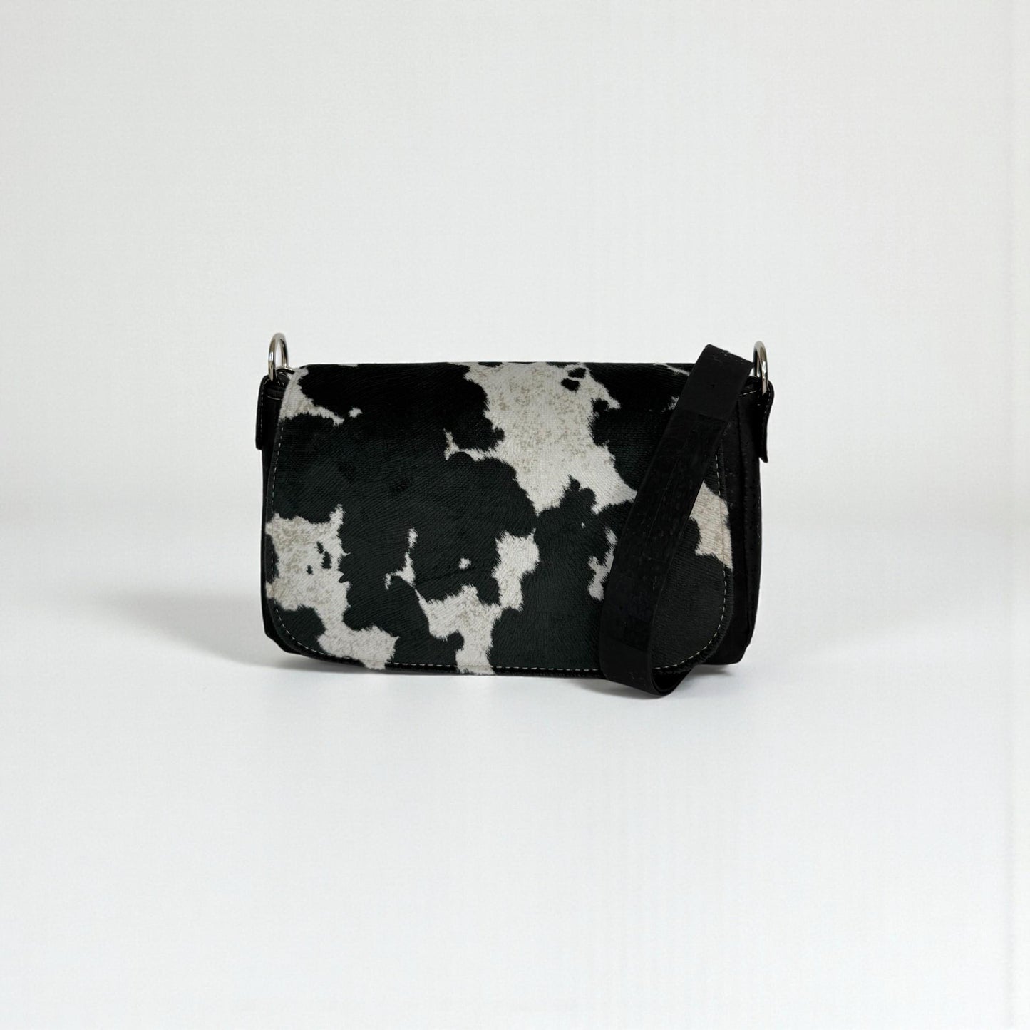 Faux Cowhide and Cork Saddlebag (CAP3)