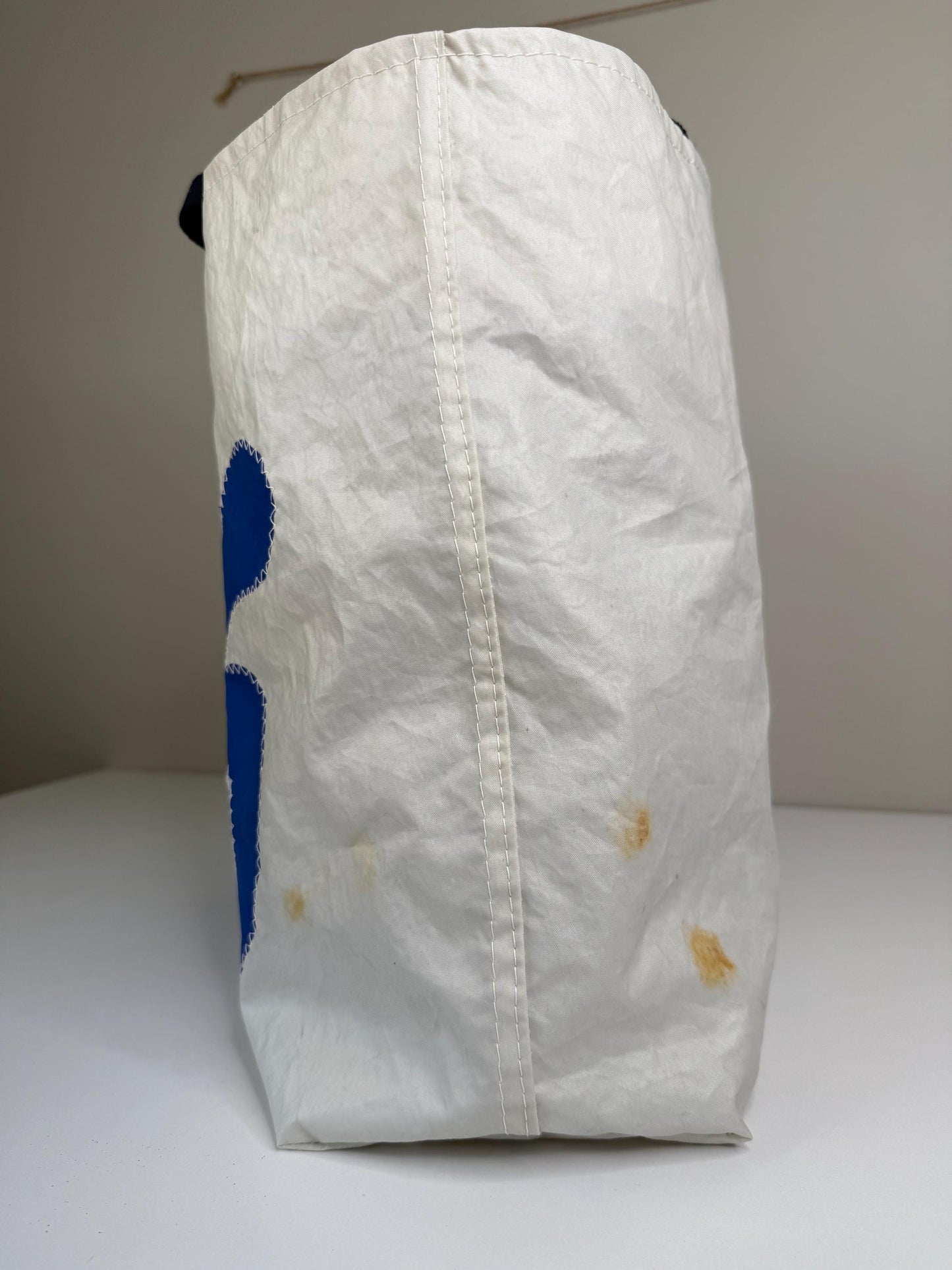 Upcycled Sail Tote with Sea Turtle (FS1)
