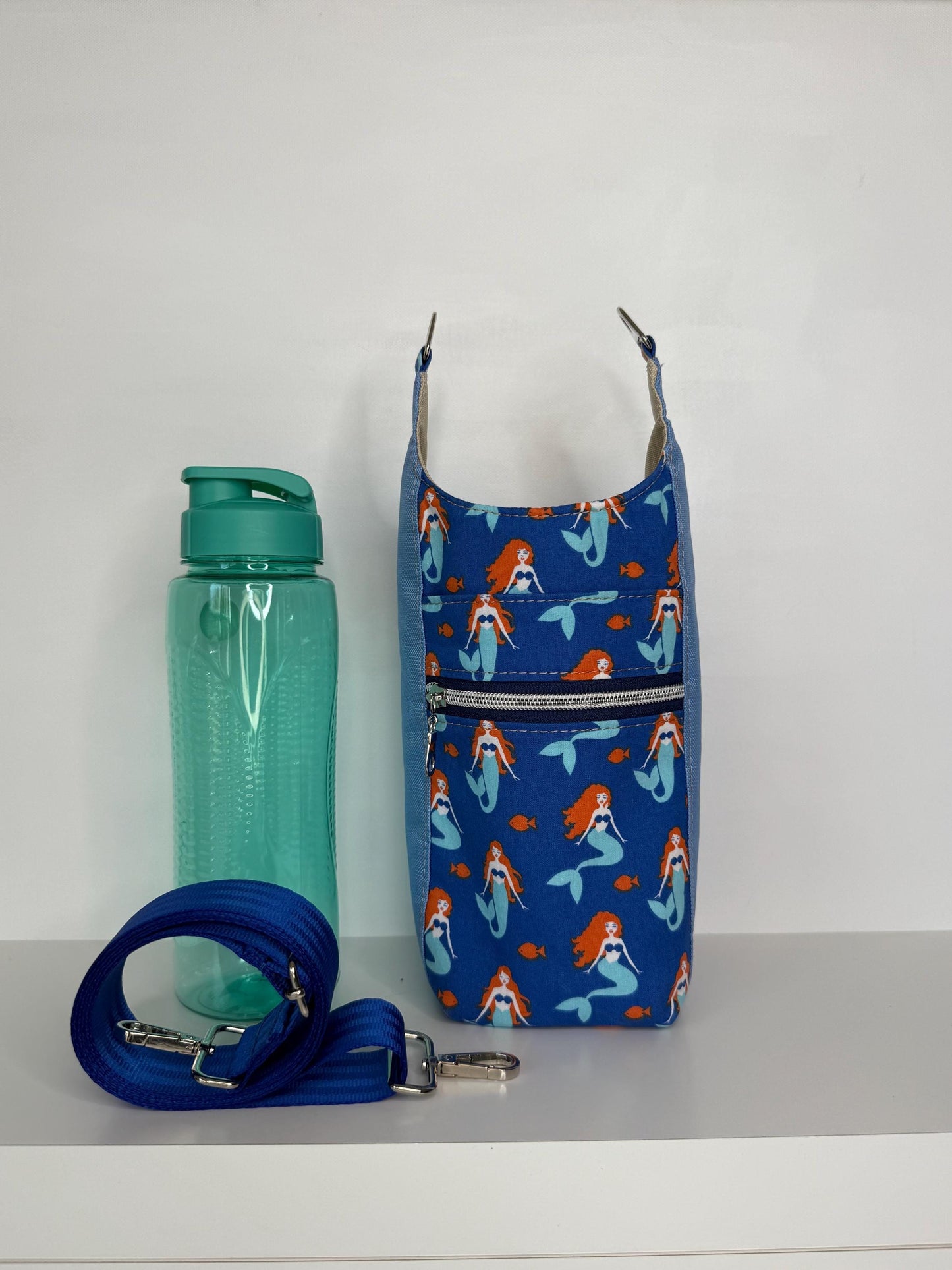 Water Bottle Bag with Mermaids (h202go14)