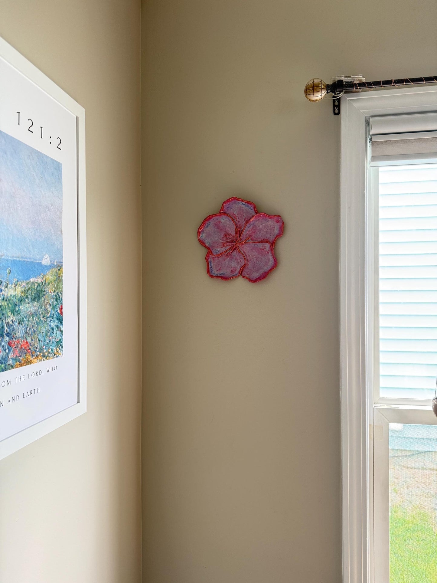 Handcrafted Azalea Flower Wall Art Decor