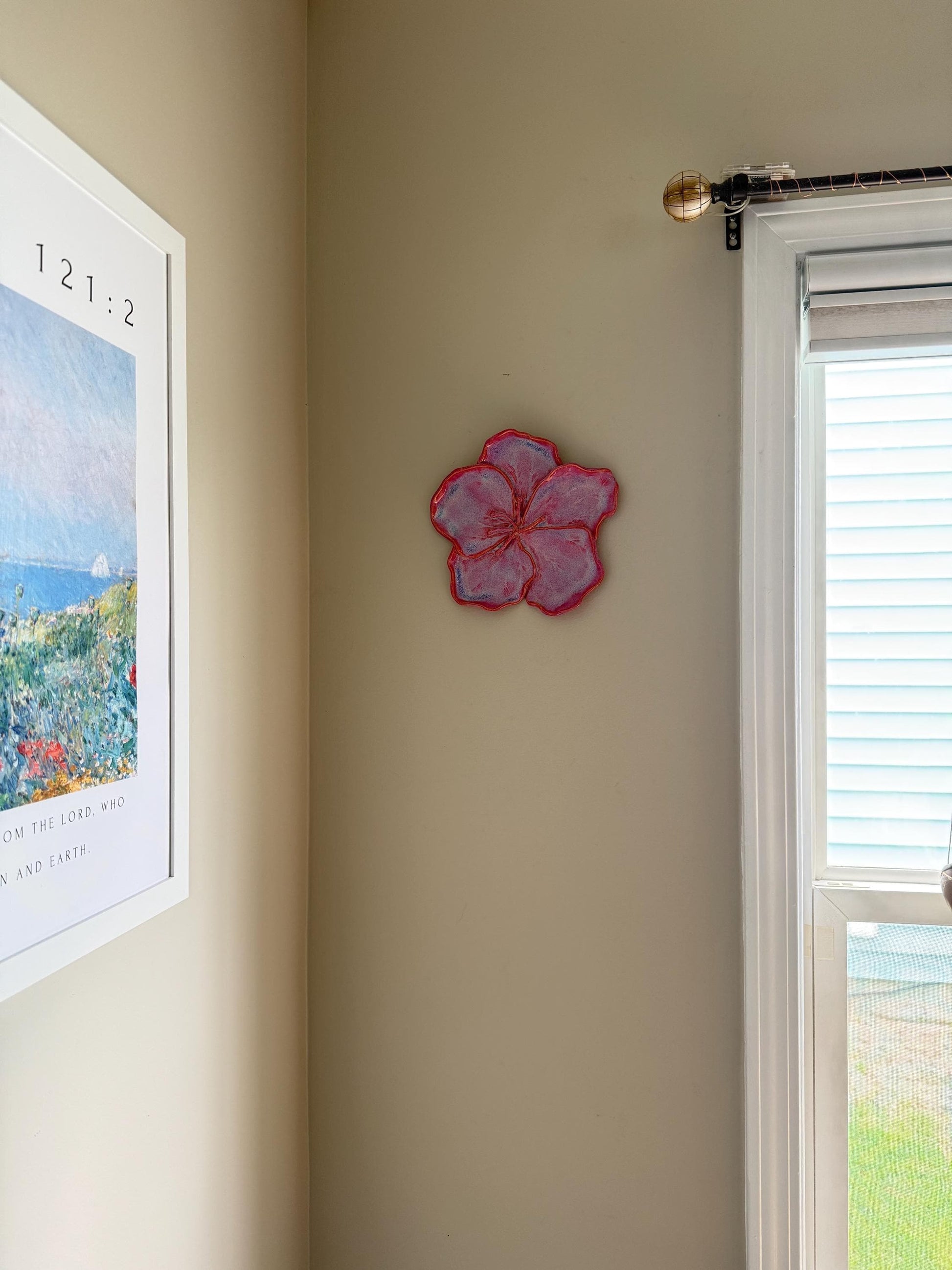 Handcrafted Azalea Flower Wall Art Decor