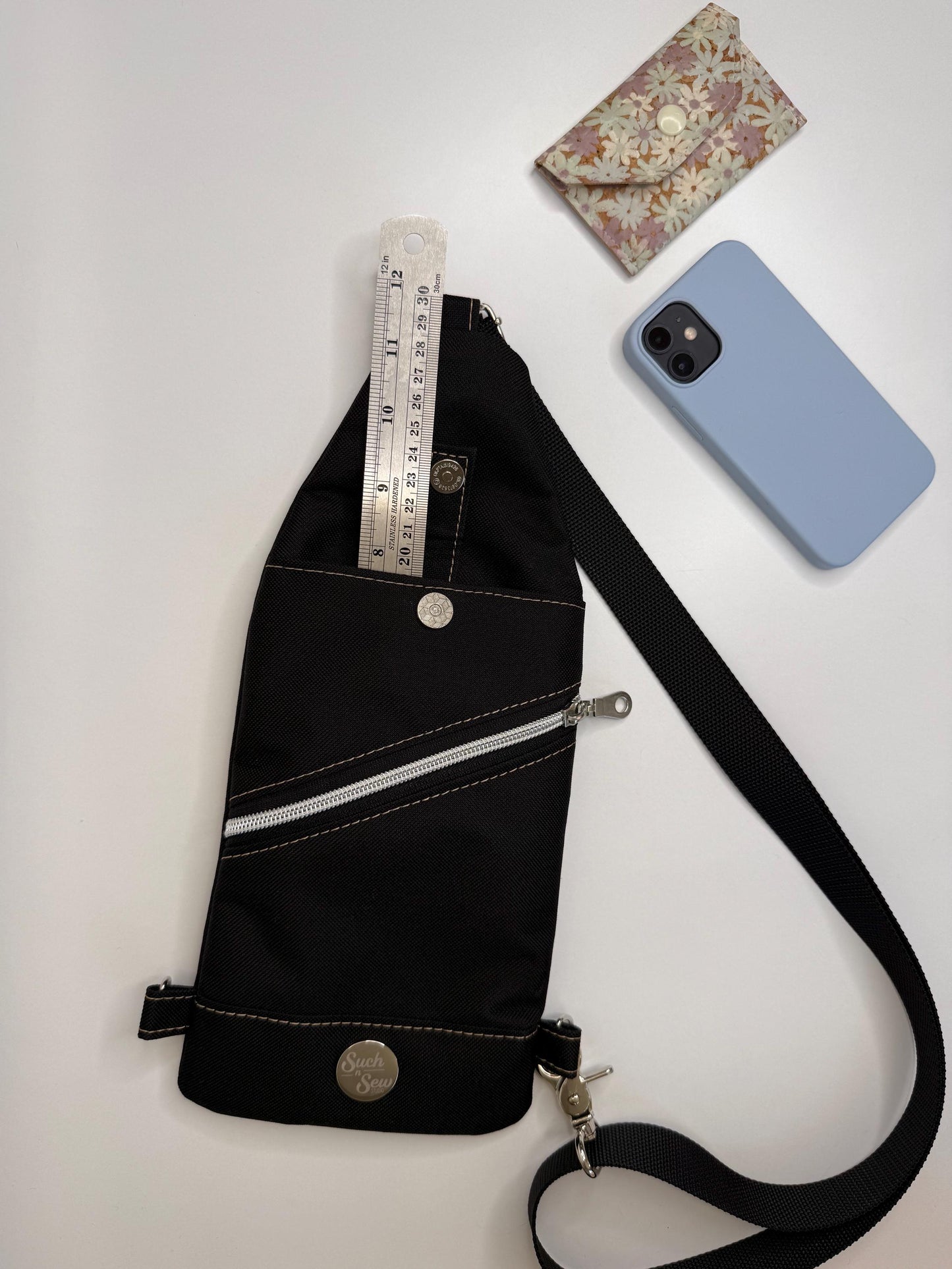 Minimalist Waterproof Canvas Sling Bag — 'Mini Traveller' (MT21)