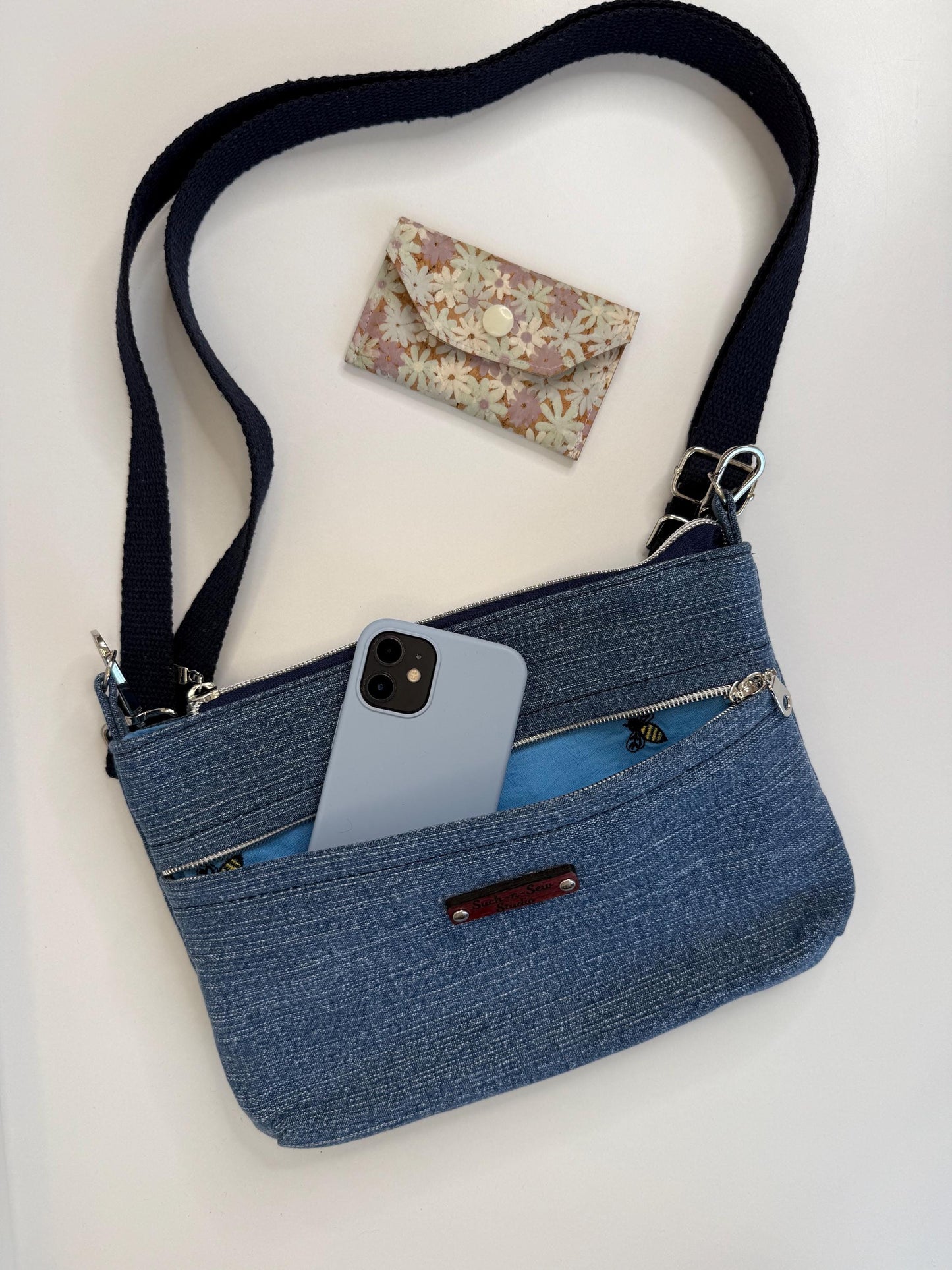 Upcycled Jean Starburn Crossbody (SB2)