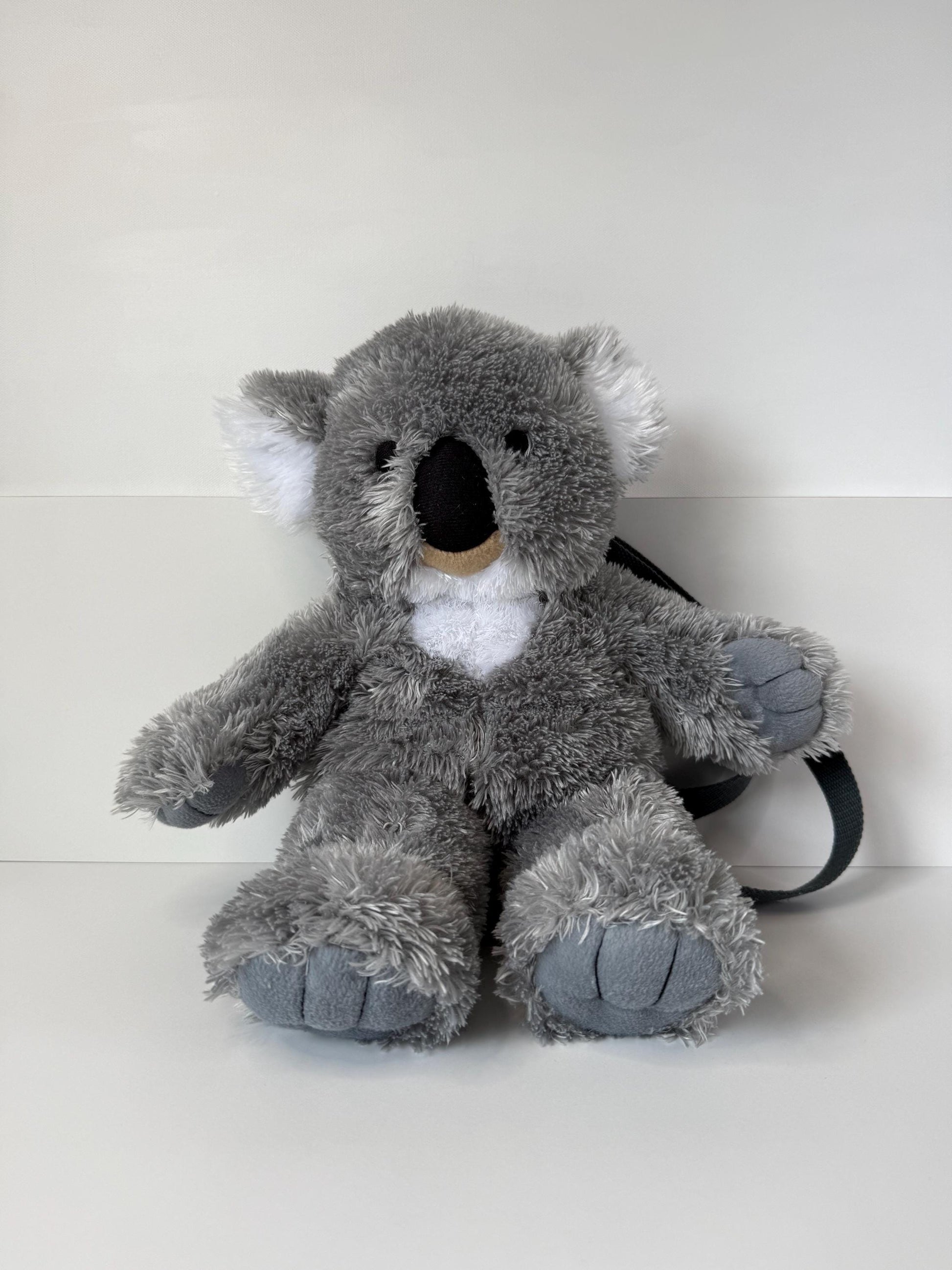 Upcycled Koala Bear Stuffed Animal Backpack (SABB2)