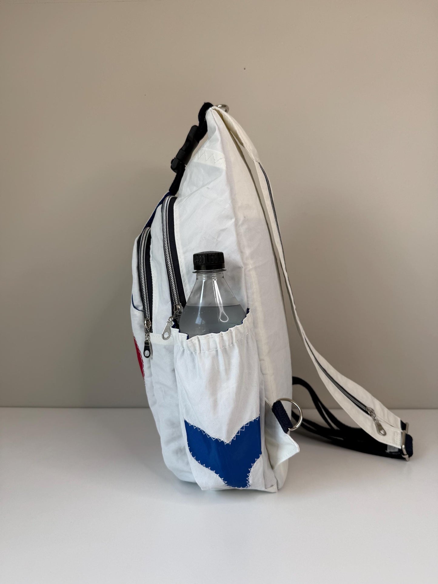 Reclaimed and Upcycled Sail Convertible Sling and Backpack | Wayfarer 2.0 Style 2 (W1)