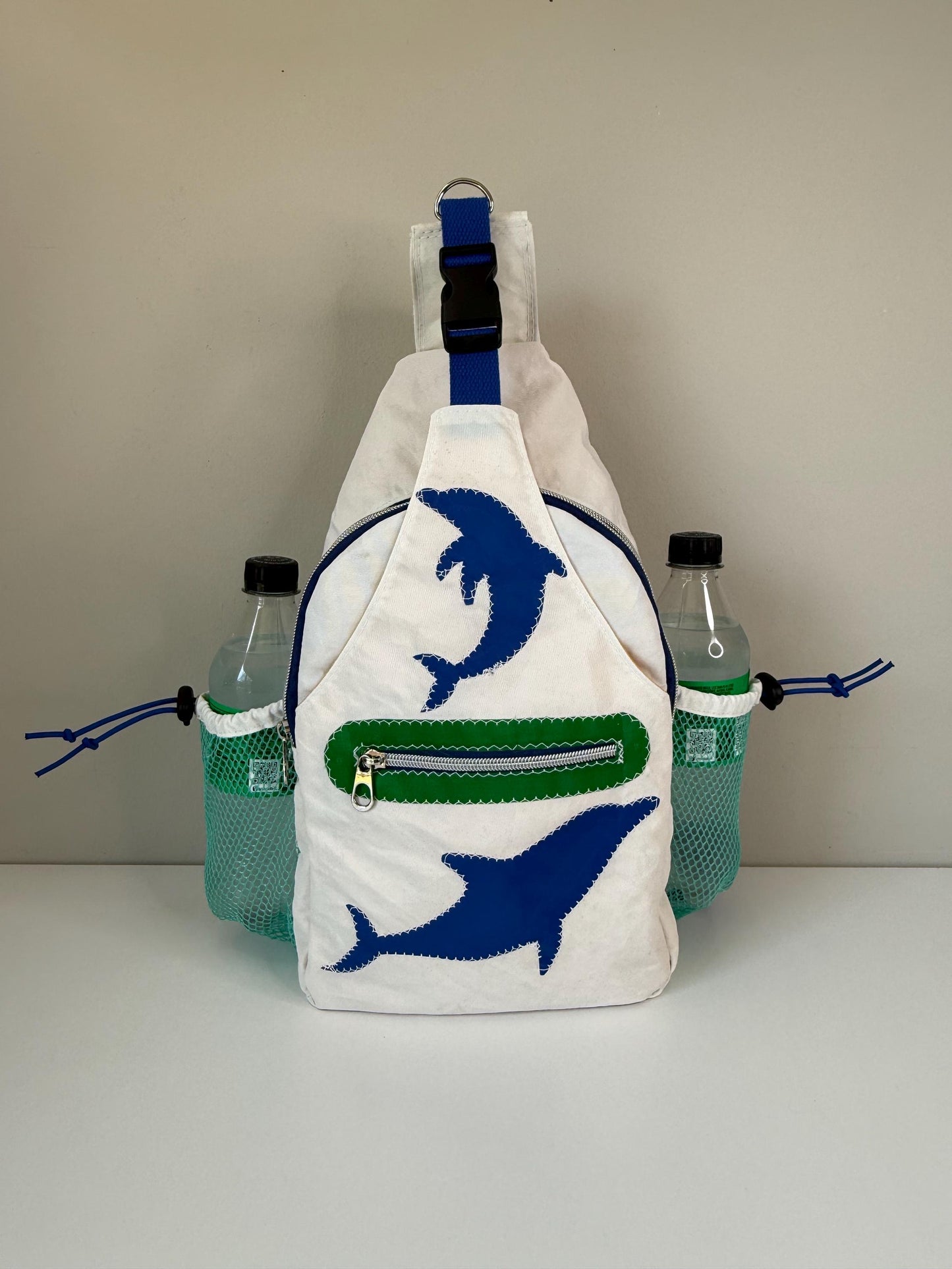 Reclaimed and Upcycled Sail Sling and Backpack | Wayfarer Convertible Backpack (WCB1)