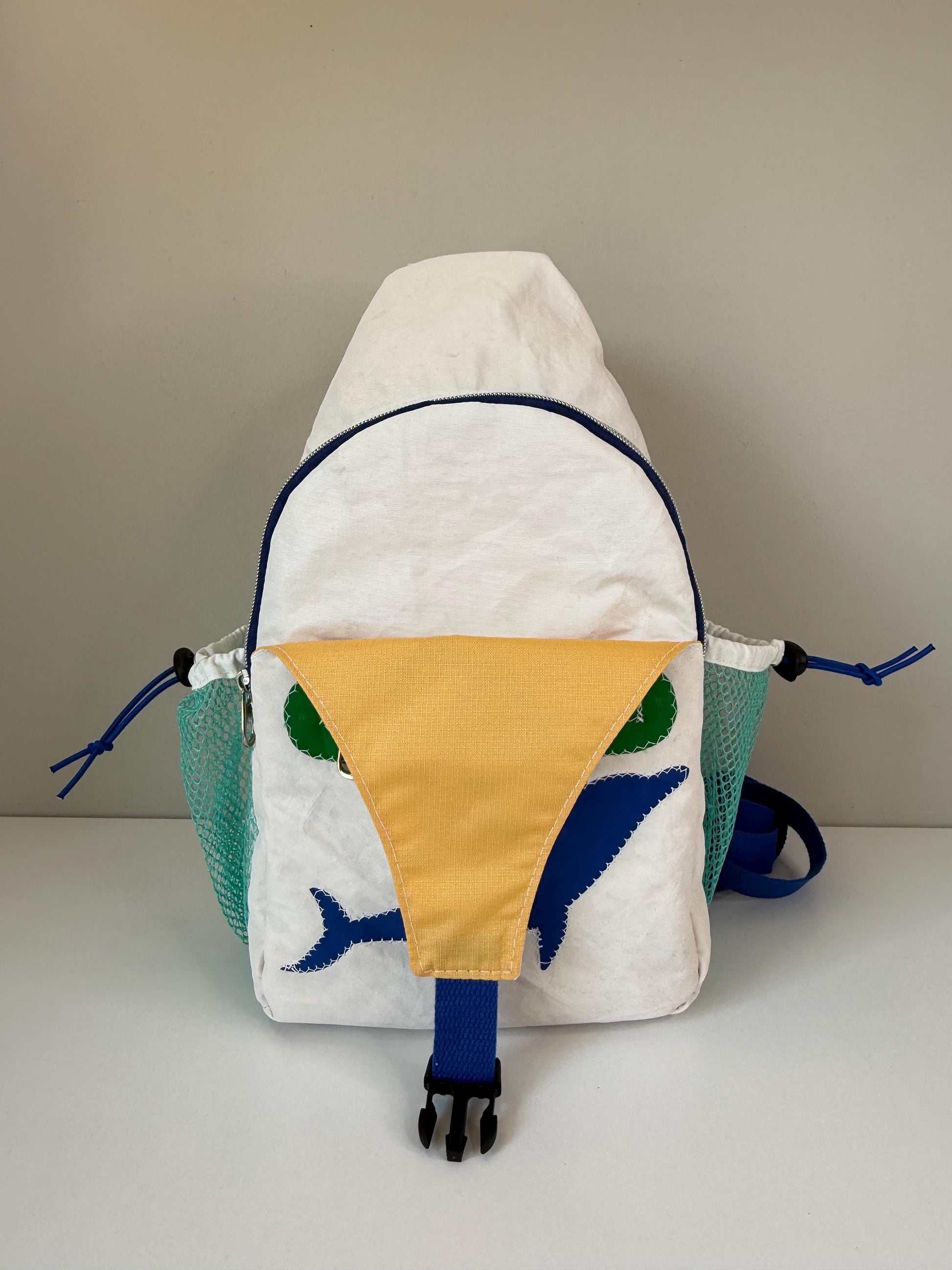 Reclaimed and Upcycled Sail Sling and Backpack | Wayfarer Convertible Backpack (WCB1)