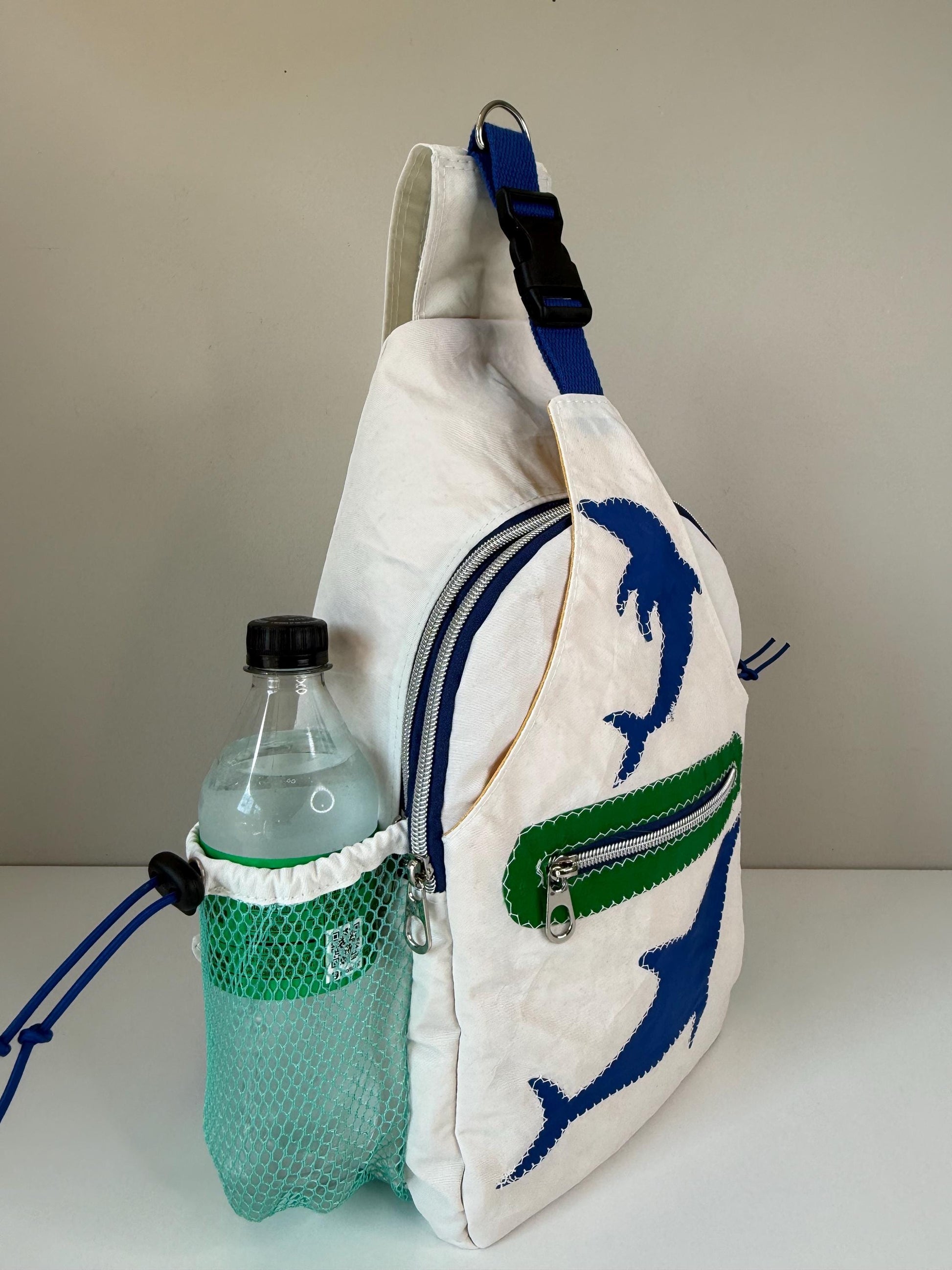 Reclaimed and Upcycled Sail Sling and Backpack | Wayfarer Convertible Backpack (WCB1)